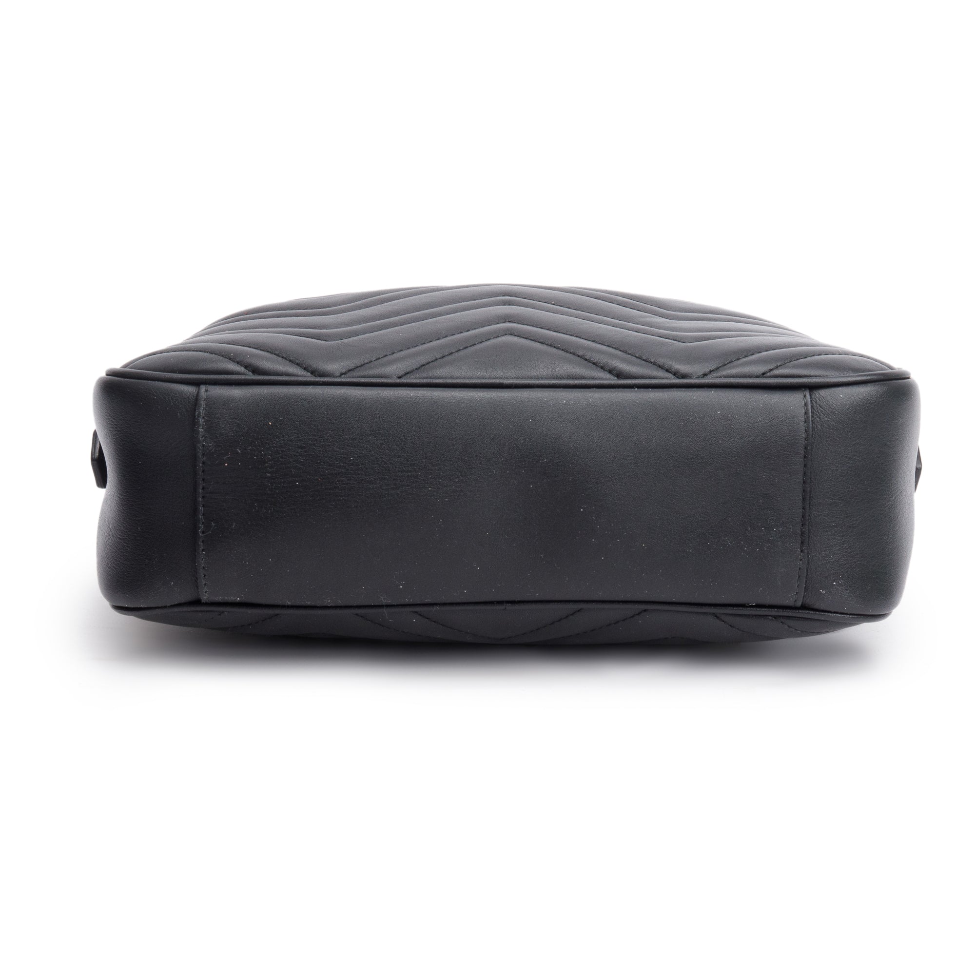 Gucci Black GG Marmont Matelasse Medium Shoulder Bag