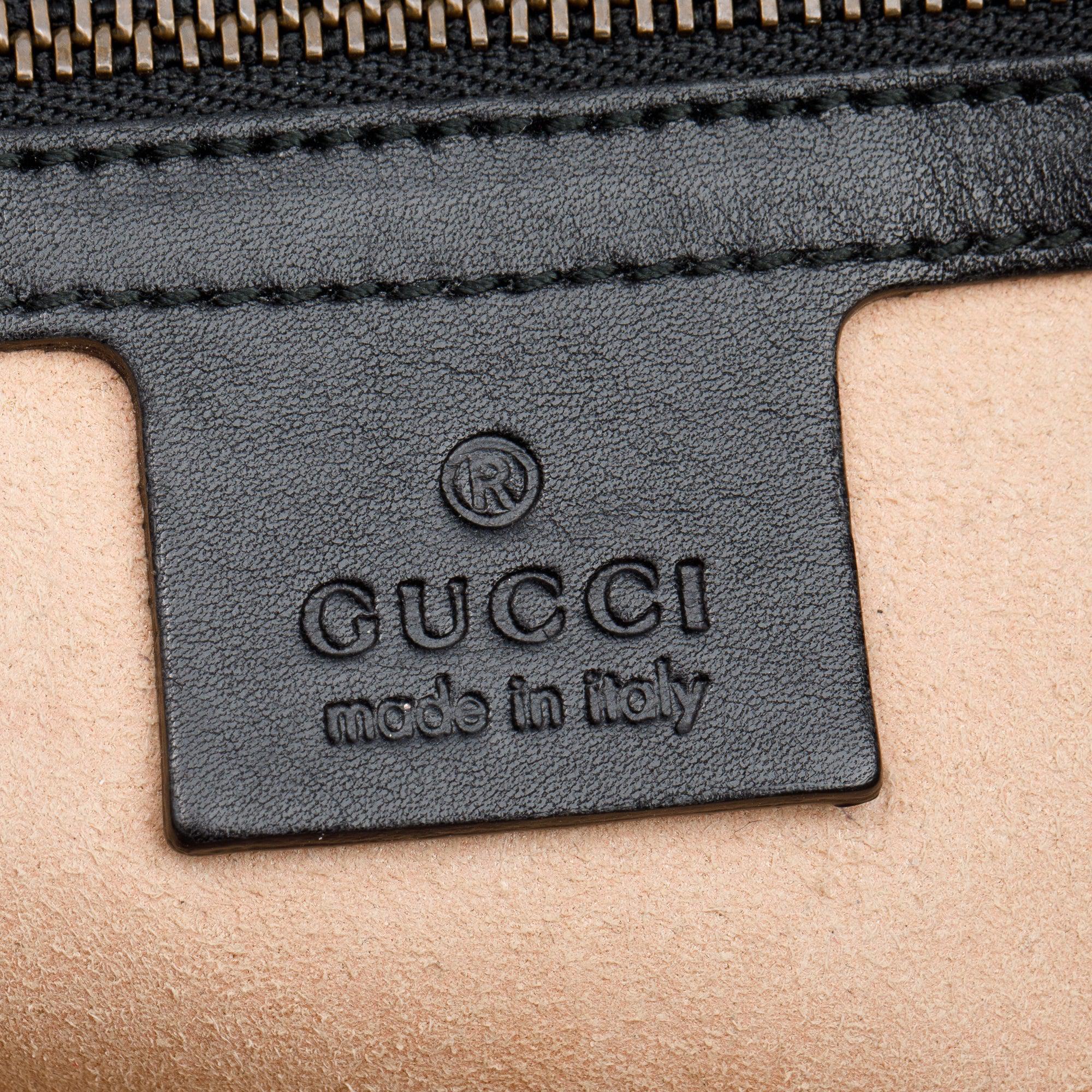 Gucci Black GG Marmont Matelasse Medium Shoulder Bag