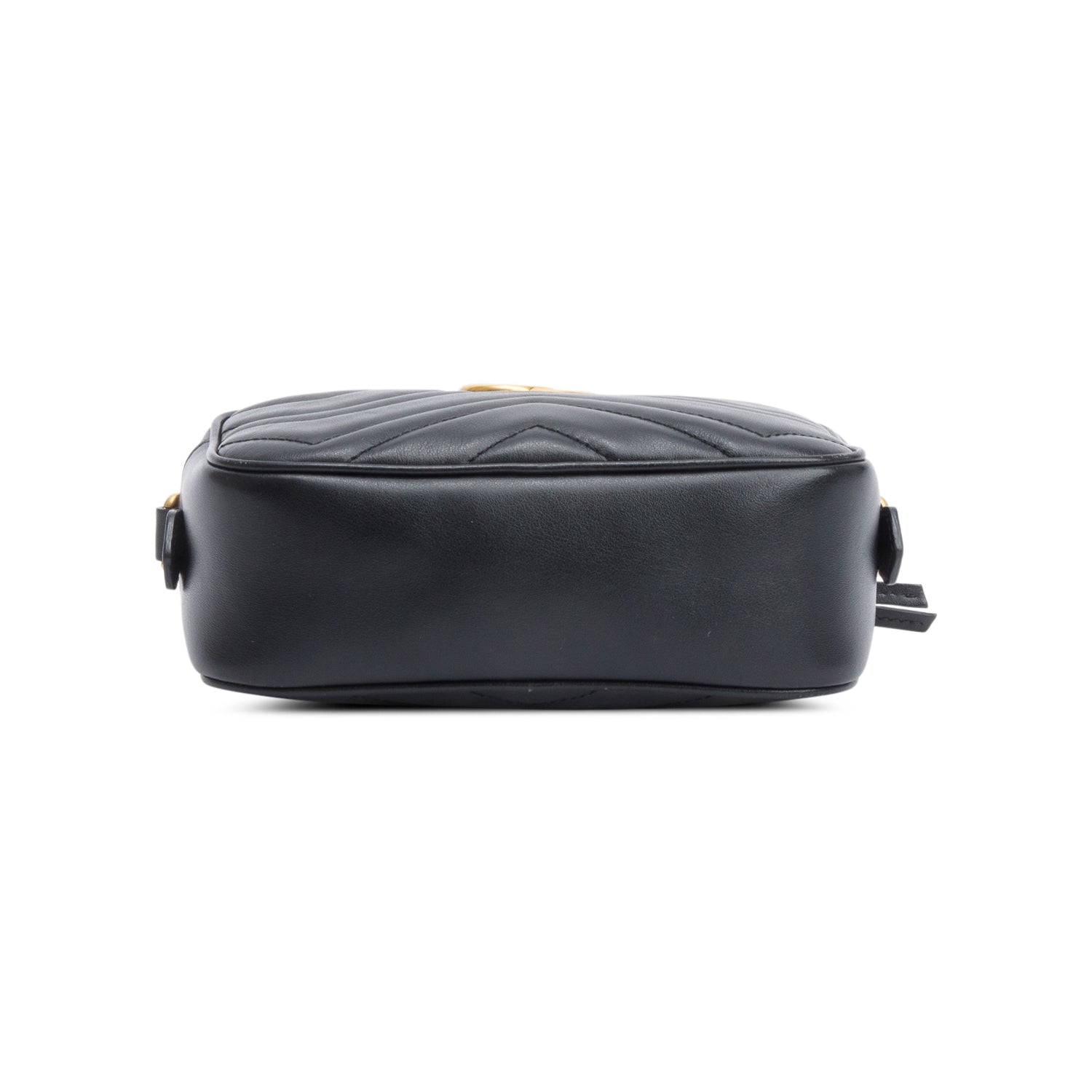 Gucci Black GG Marmont Matelasse Mini Camera Bag w/ Box