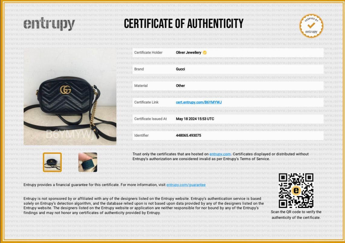 Gucci Black GG Marmont Matelasse Mini Shoulder Bag