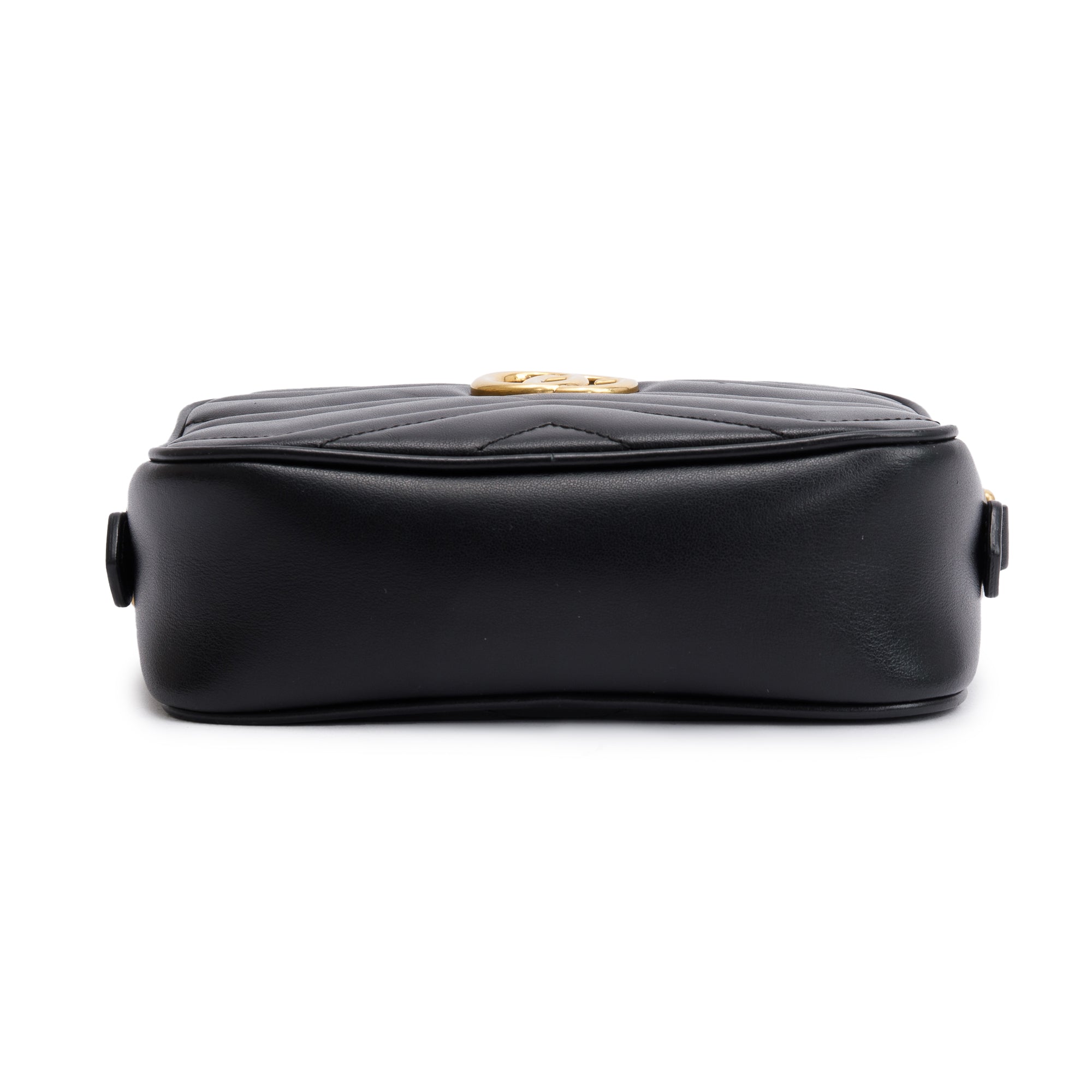 Gucci Black GG Marmont Matelasse Mini Shoulder Bag