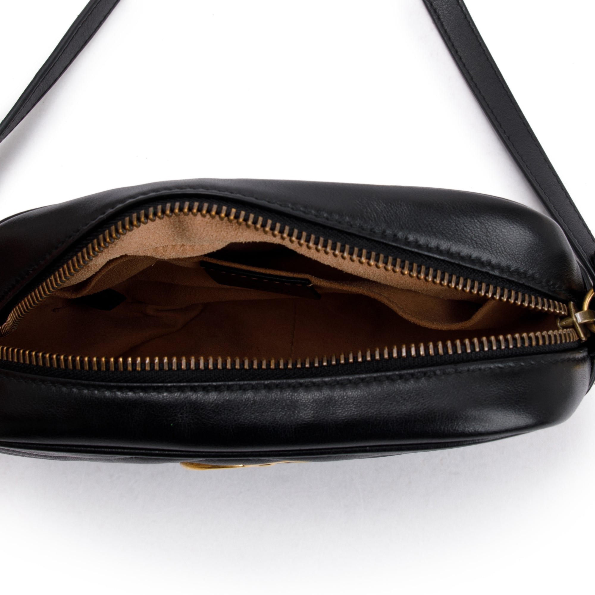 Gucci Black GG Marmont Matelasse Mini Shoulder Bag