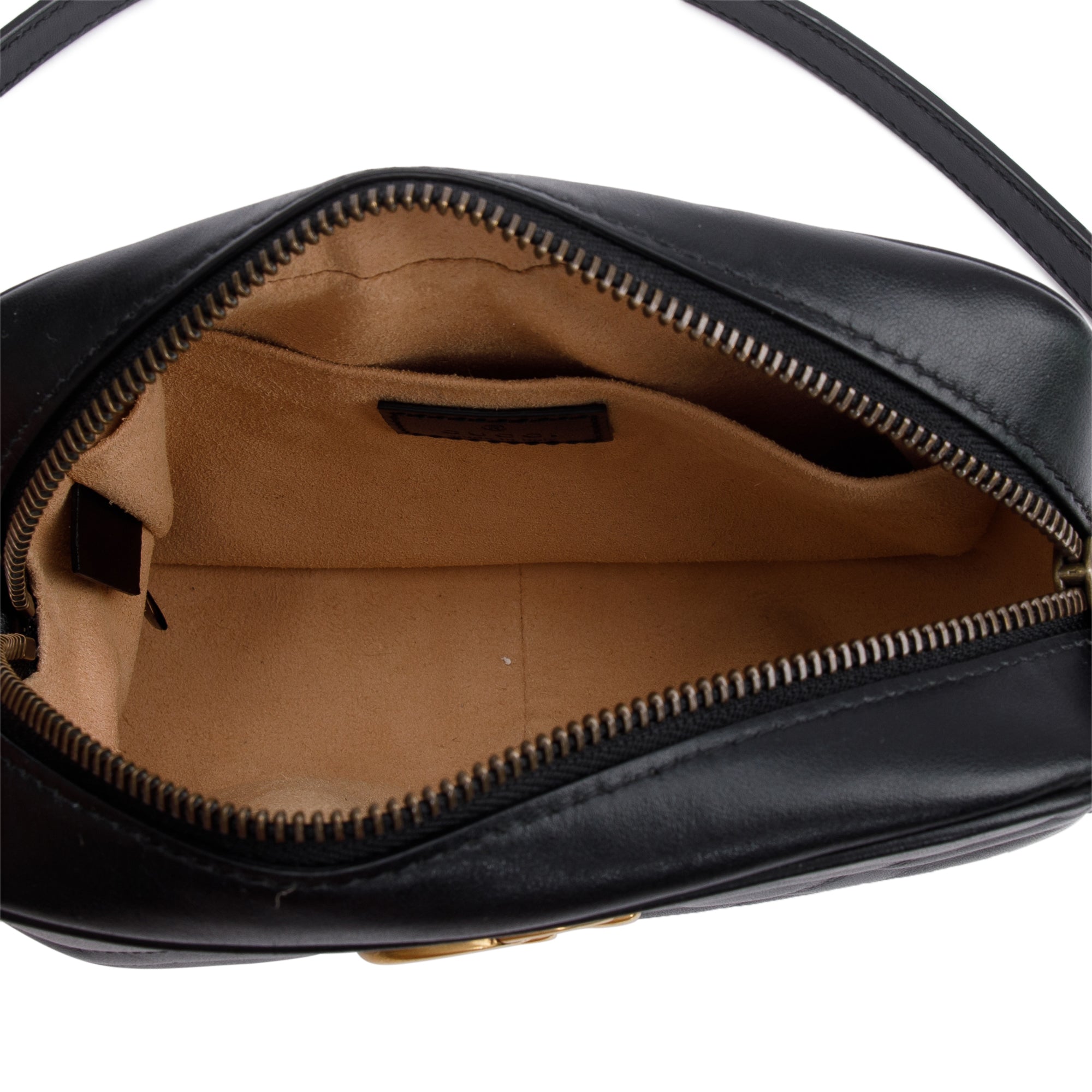 Gucci Black GG Marmont Matelasse Mini Shoulder Bag