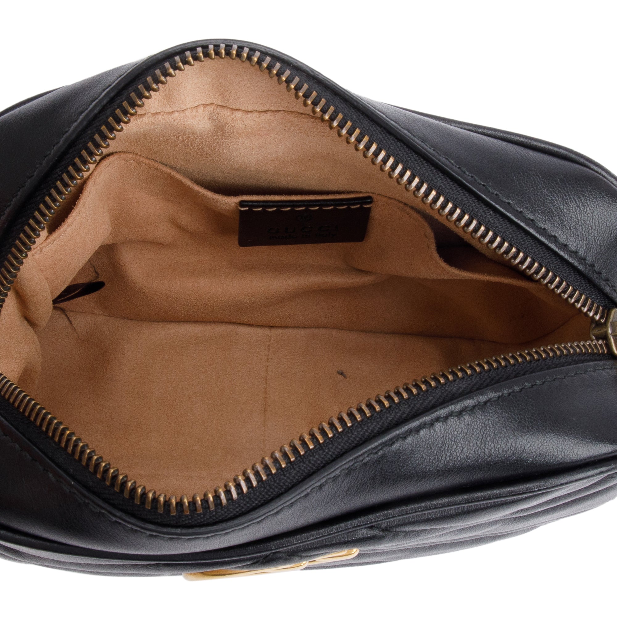 Gucci Black GG Marmont Matelasse Mini Shoulder Bag