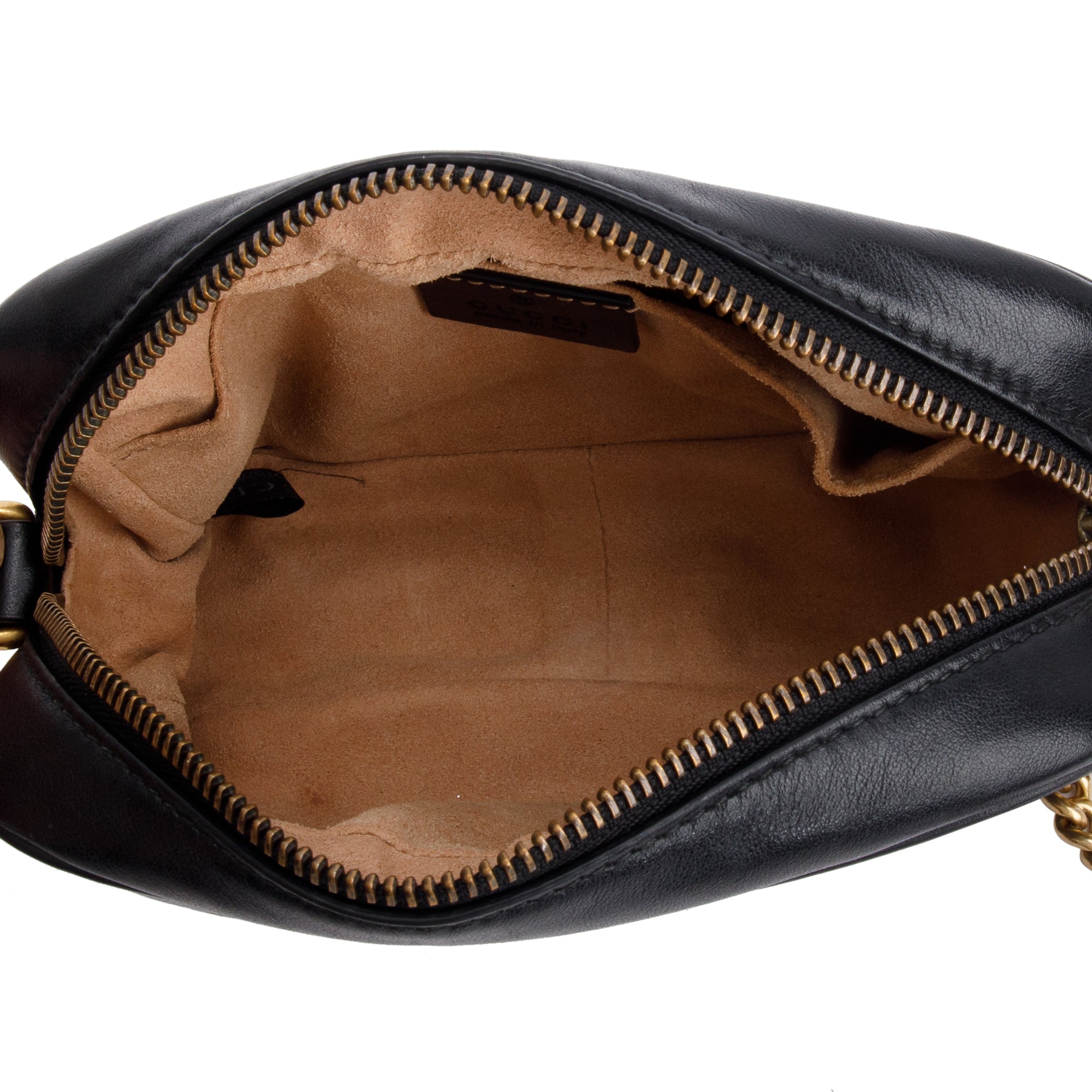 Gucci Black GG Marmont Matelasse Mini Shoulder Bag