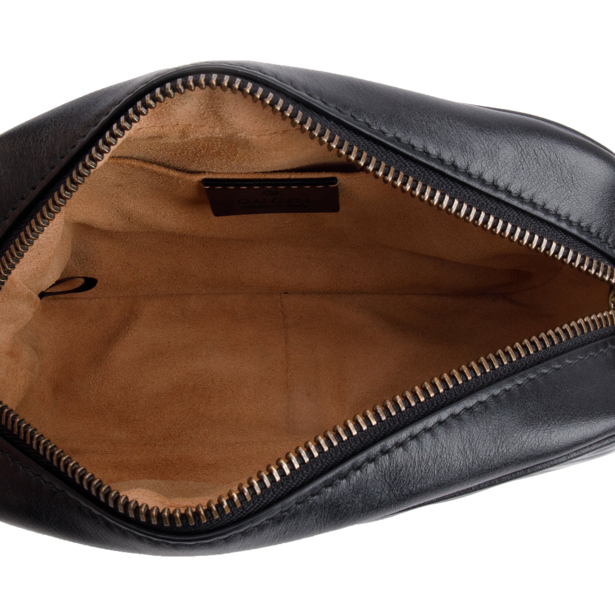 Gucci Black GG Marmont Matelasse Mini Shoulder Bag w/ Box