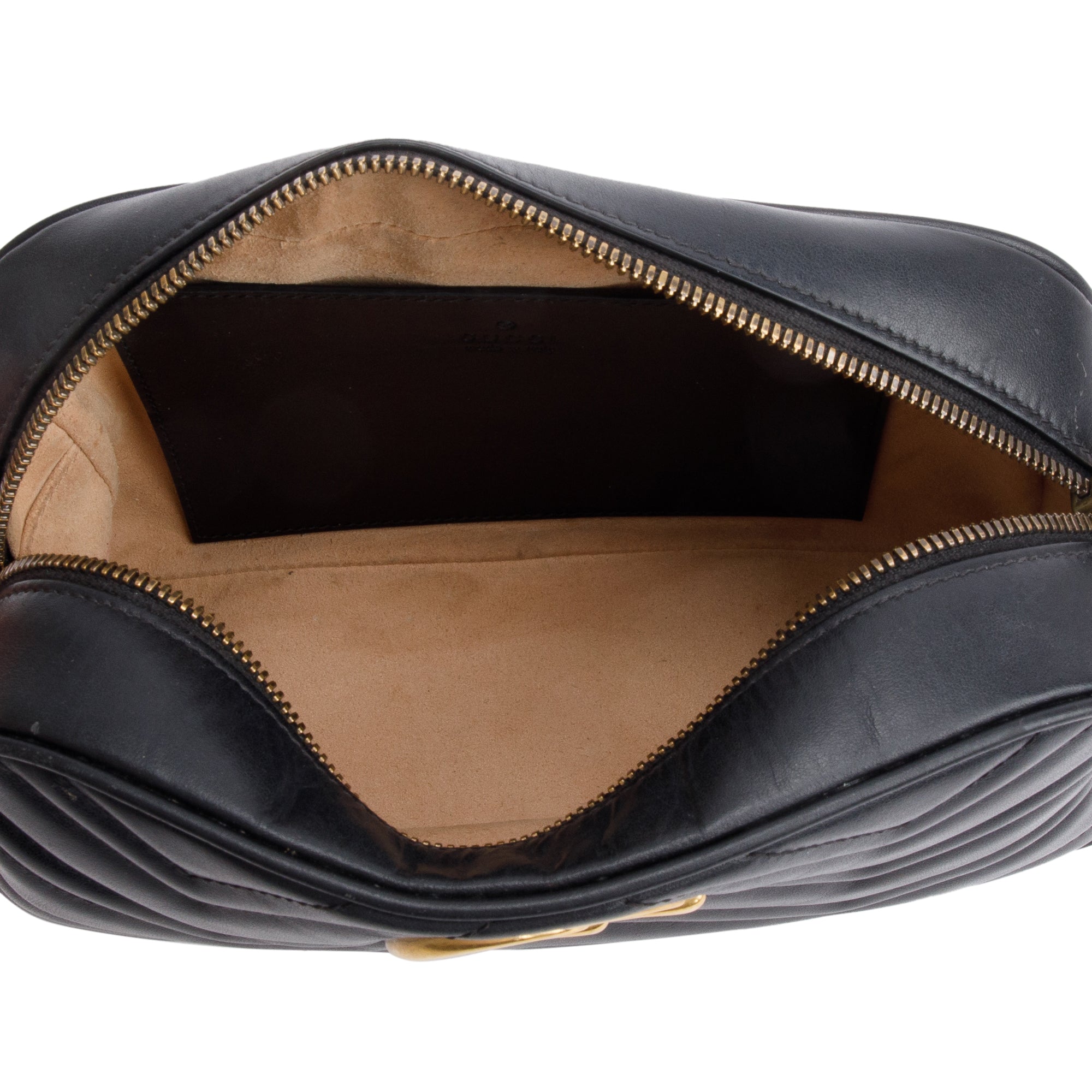 Gucci Black GG Marmont Matelasse Small Shoulder Bag w/ Box