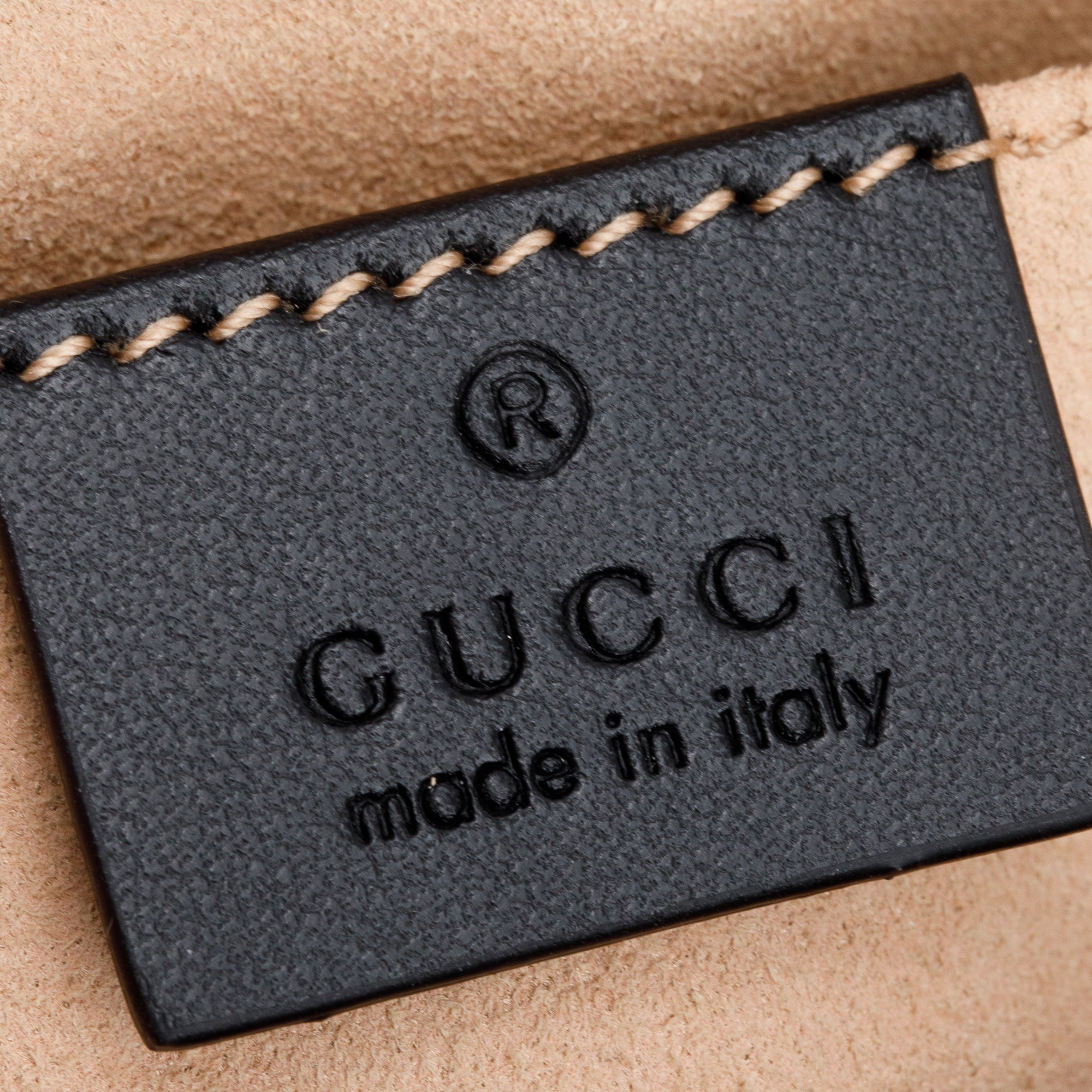 Gucci Black GG Marmont Mini Shoulder Bag w/ Box