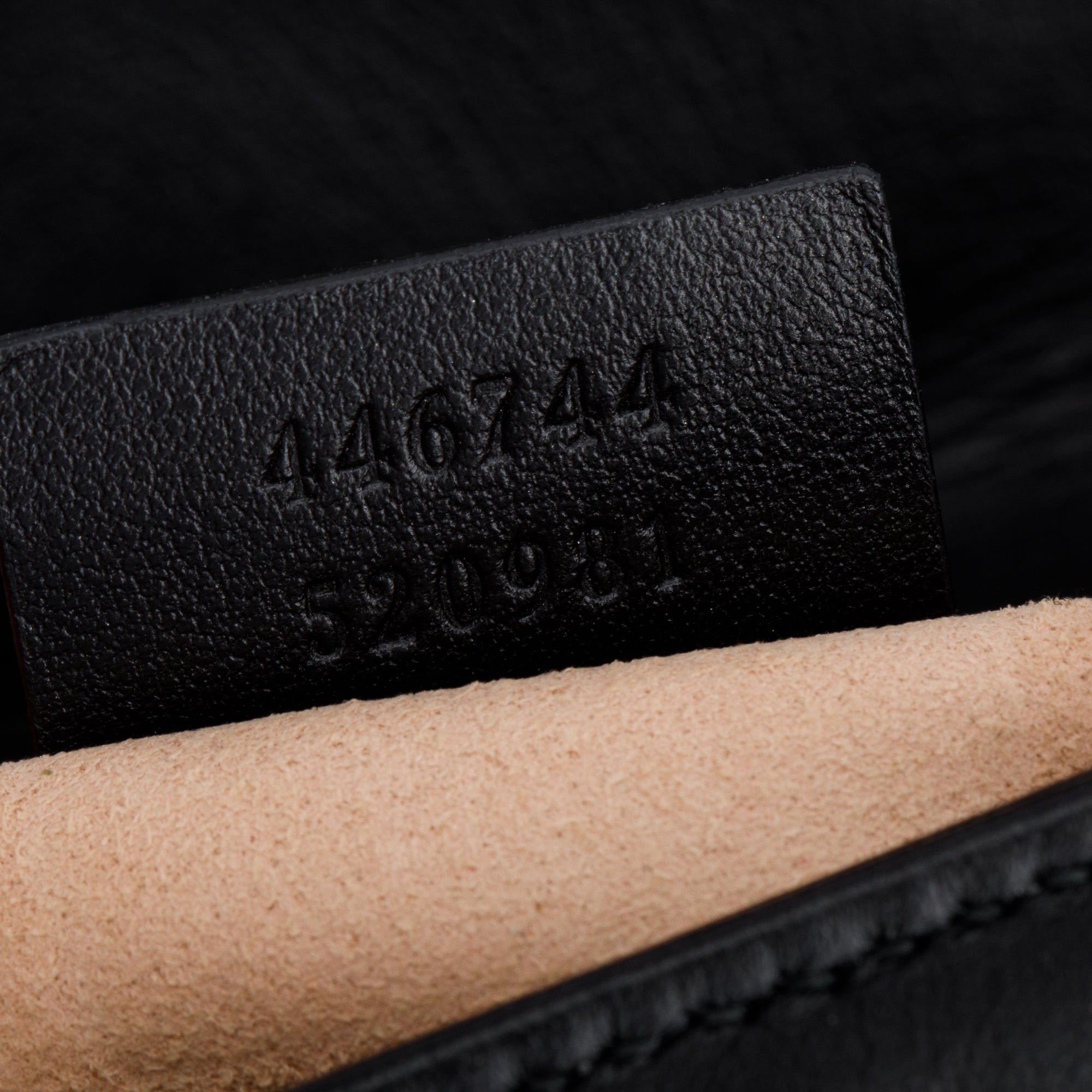 Gucci Black GG Marmont Mini Shoulder Bag w/ Box