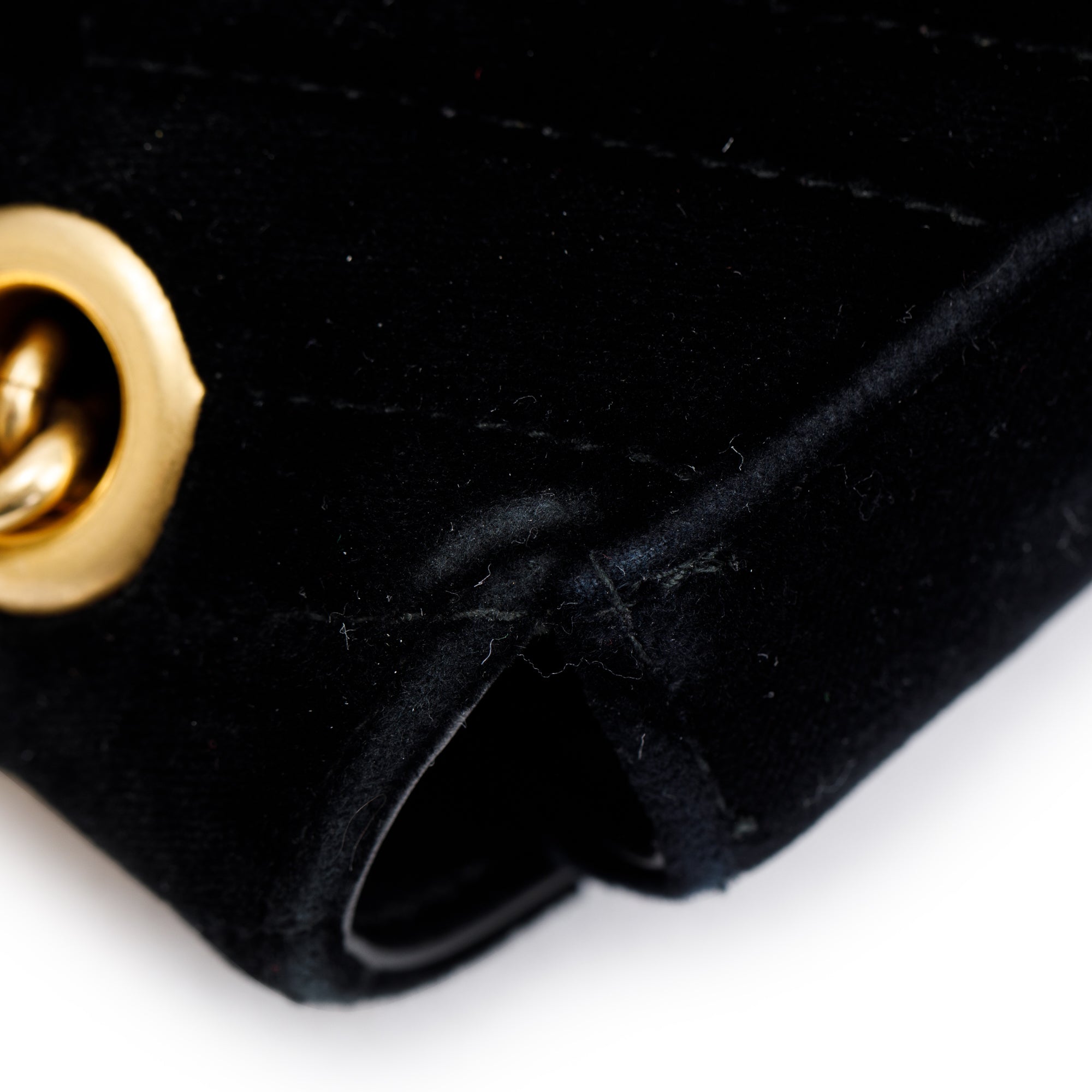 Gucci Black GG Marmont Velvet Mini Bag