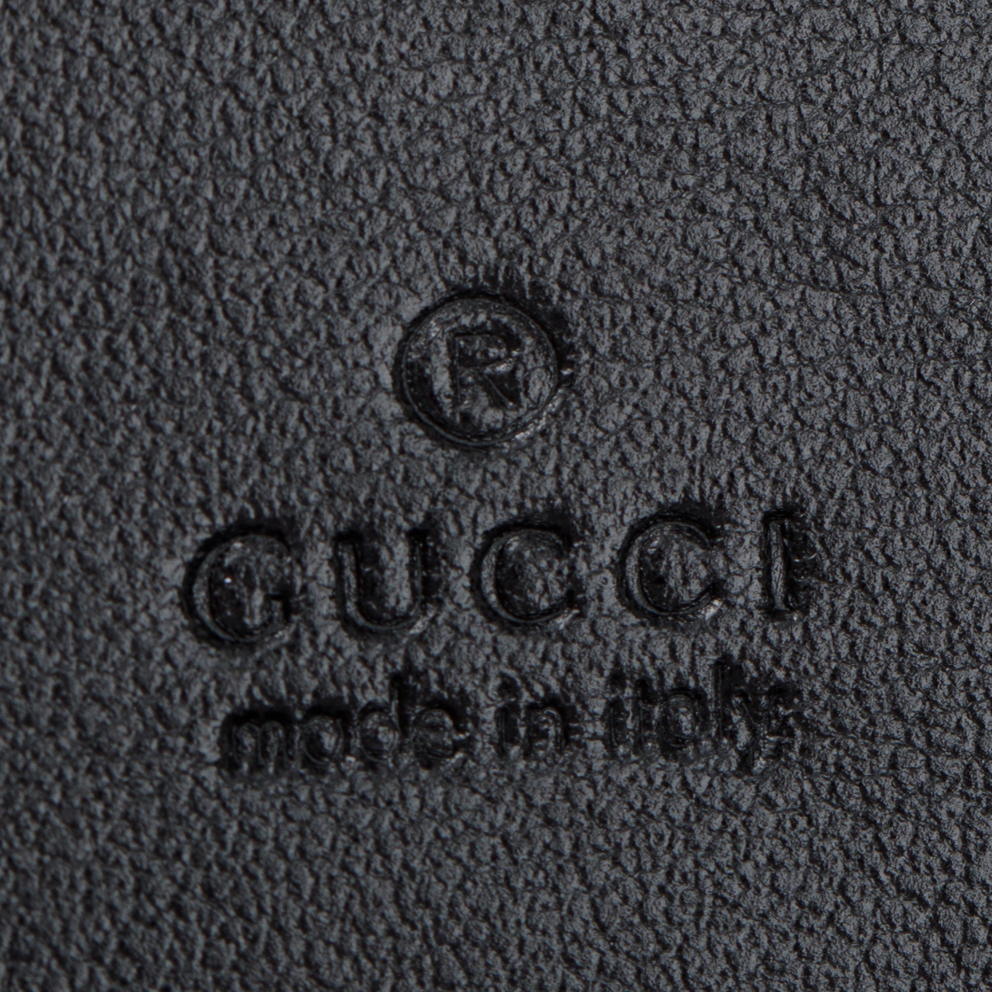 Gucci Black GG Matelasse Leather Card Case Wallet w/ Box