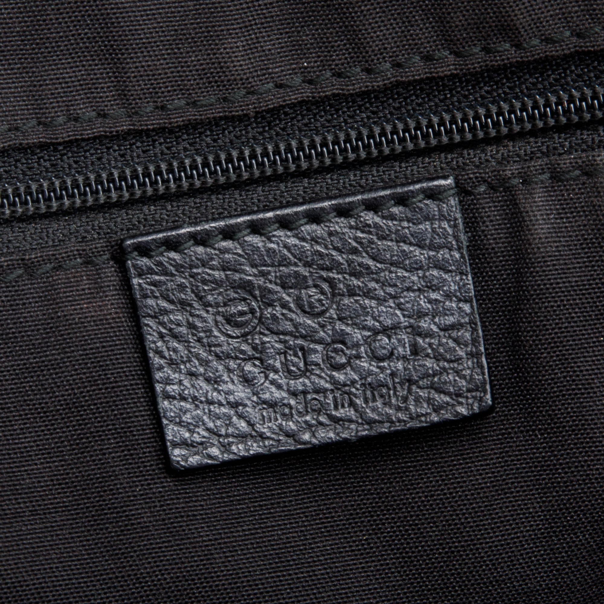 Gucci Black GG Nylon Large Princy Boston Bag