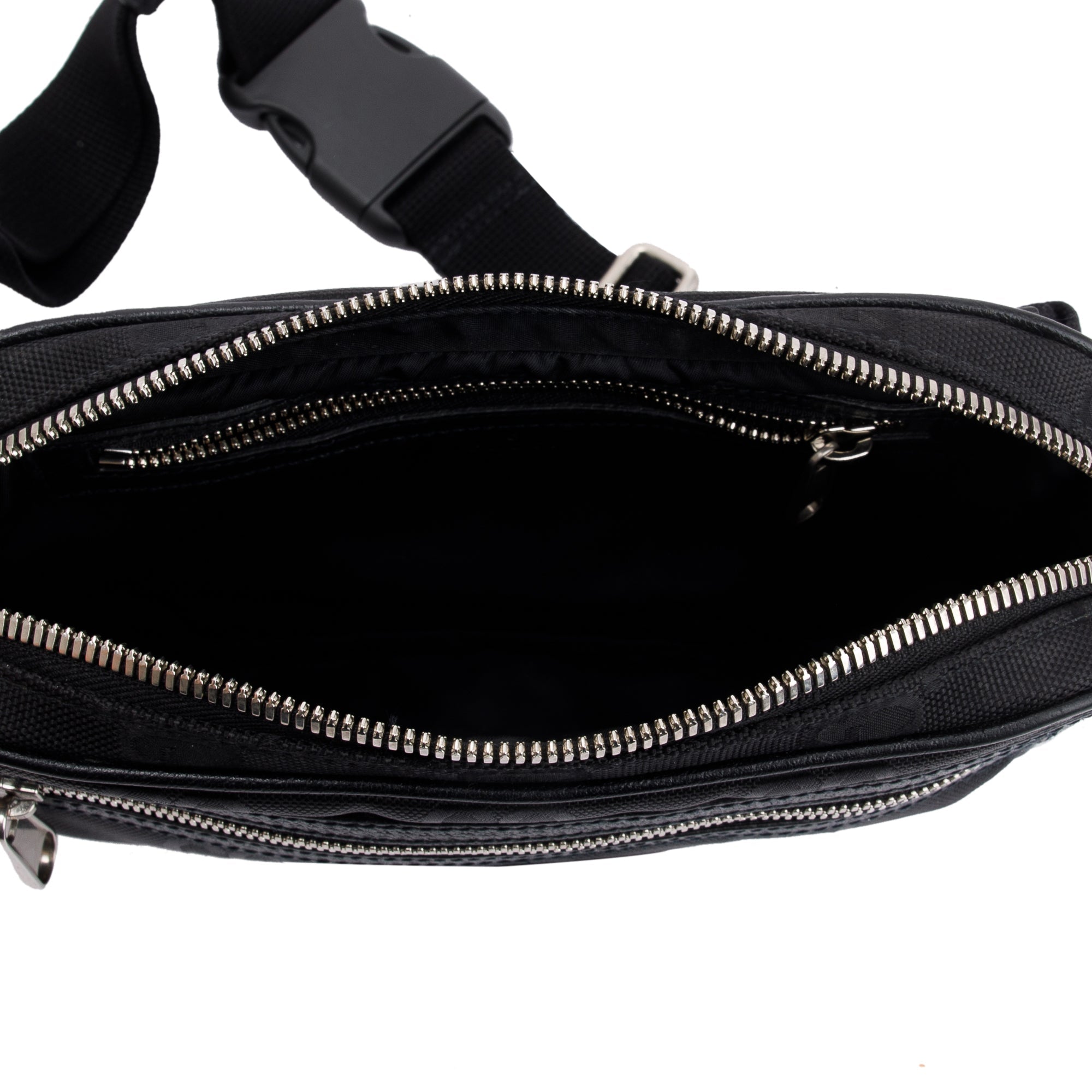 Gucci Black GG Nylon Off The Grid Belt Bag w/ Box