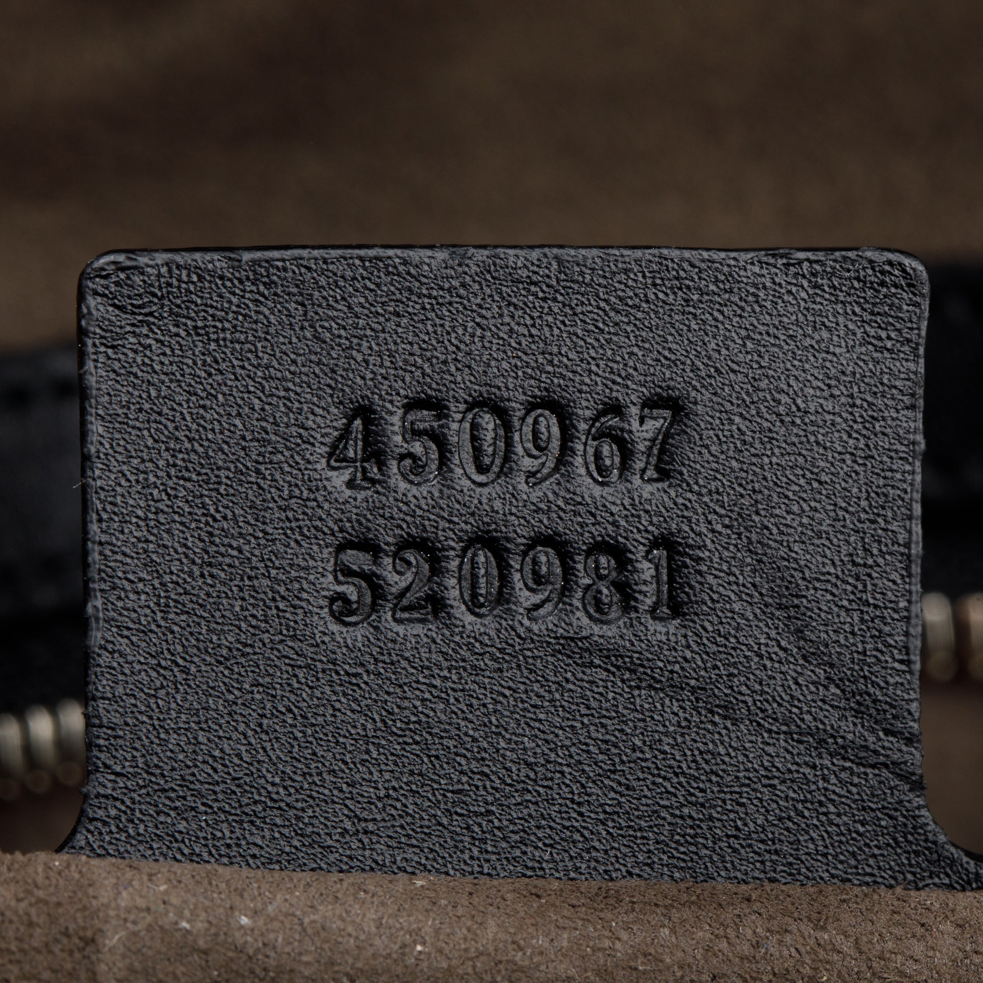 Gucci Black GG Signature Leather Small Backpack