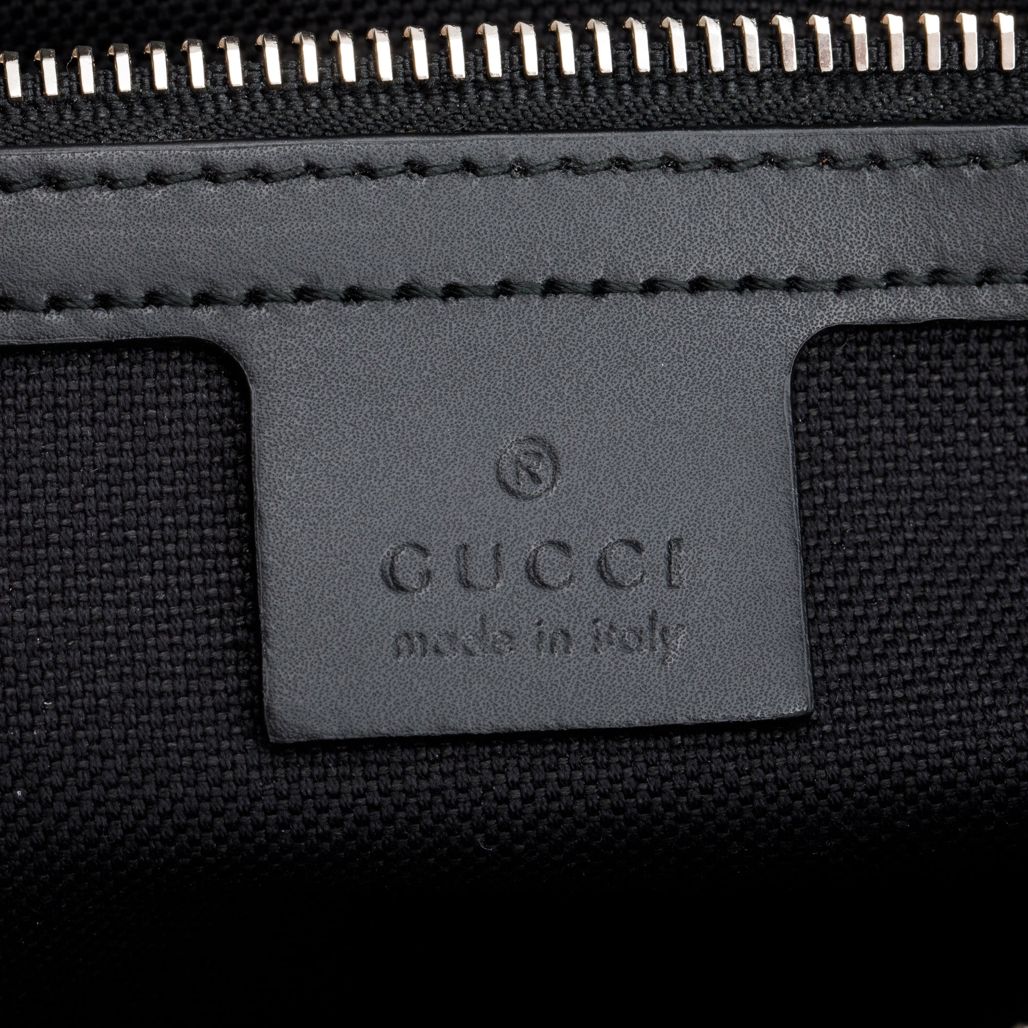 Gucci Black GG Supreme Belt Bag