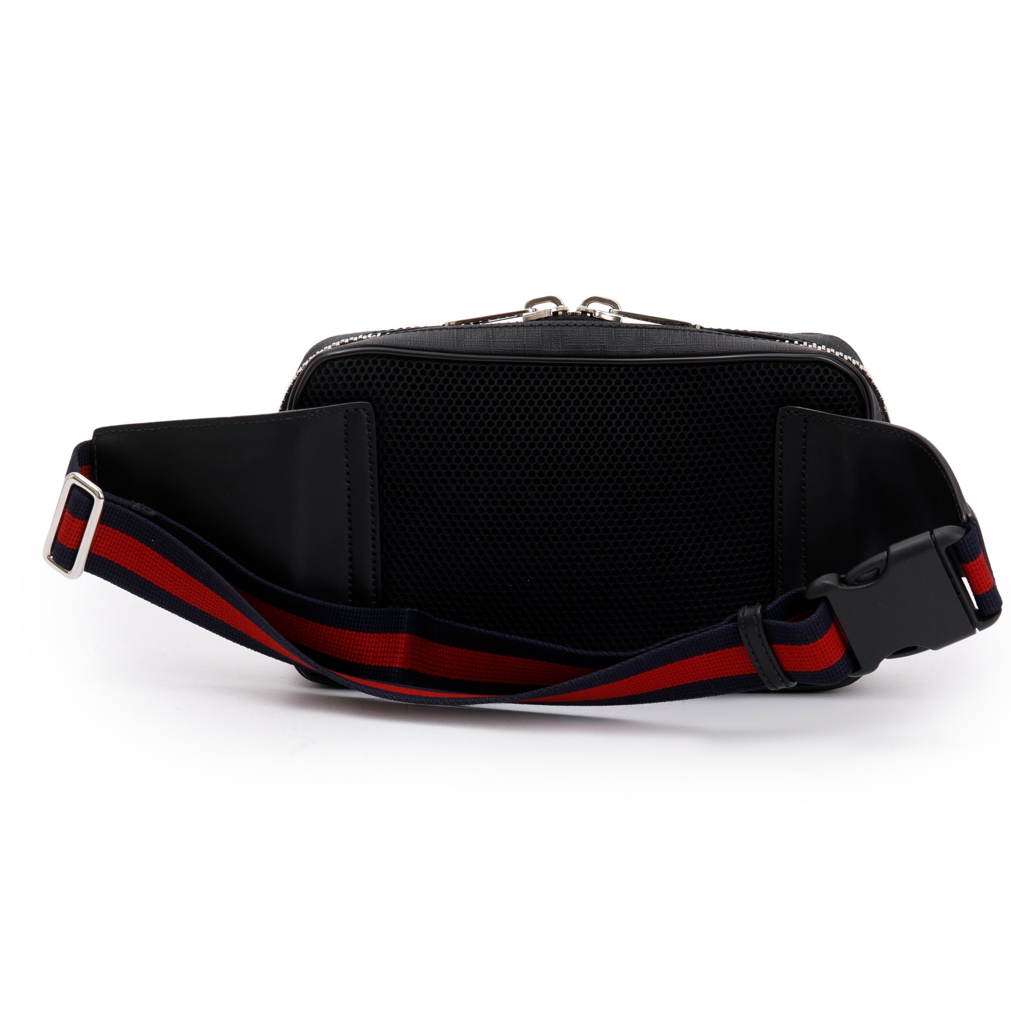 Gucci Black GG Supreme Belt Bag w/ Box