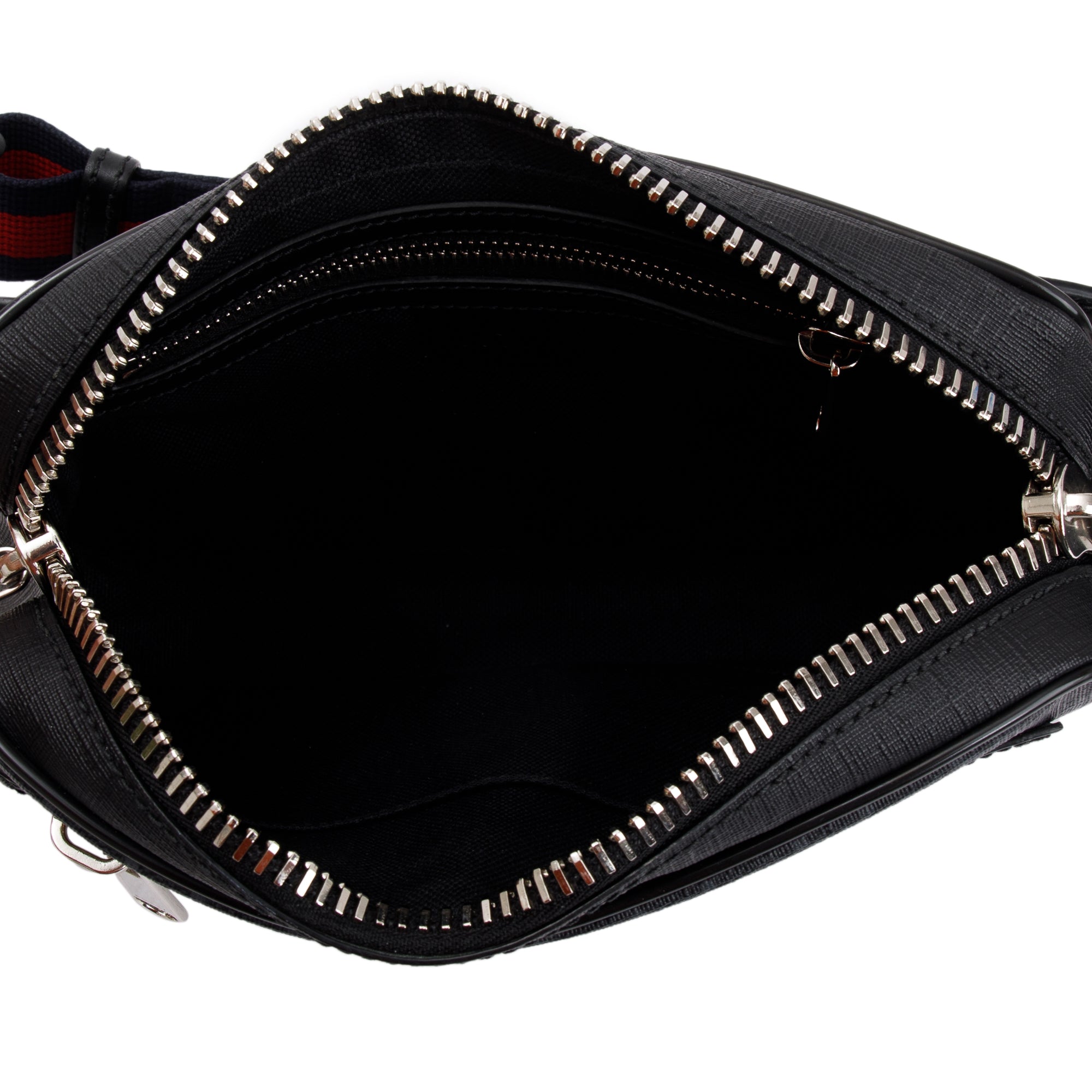 Gucci Black GG Supreme Belt Bag w/ Box