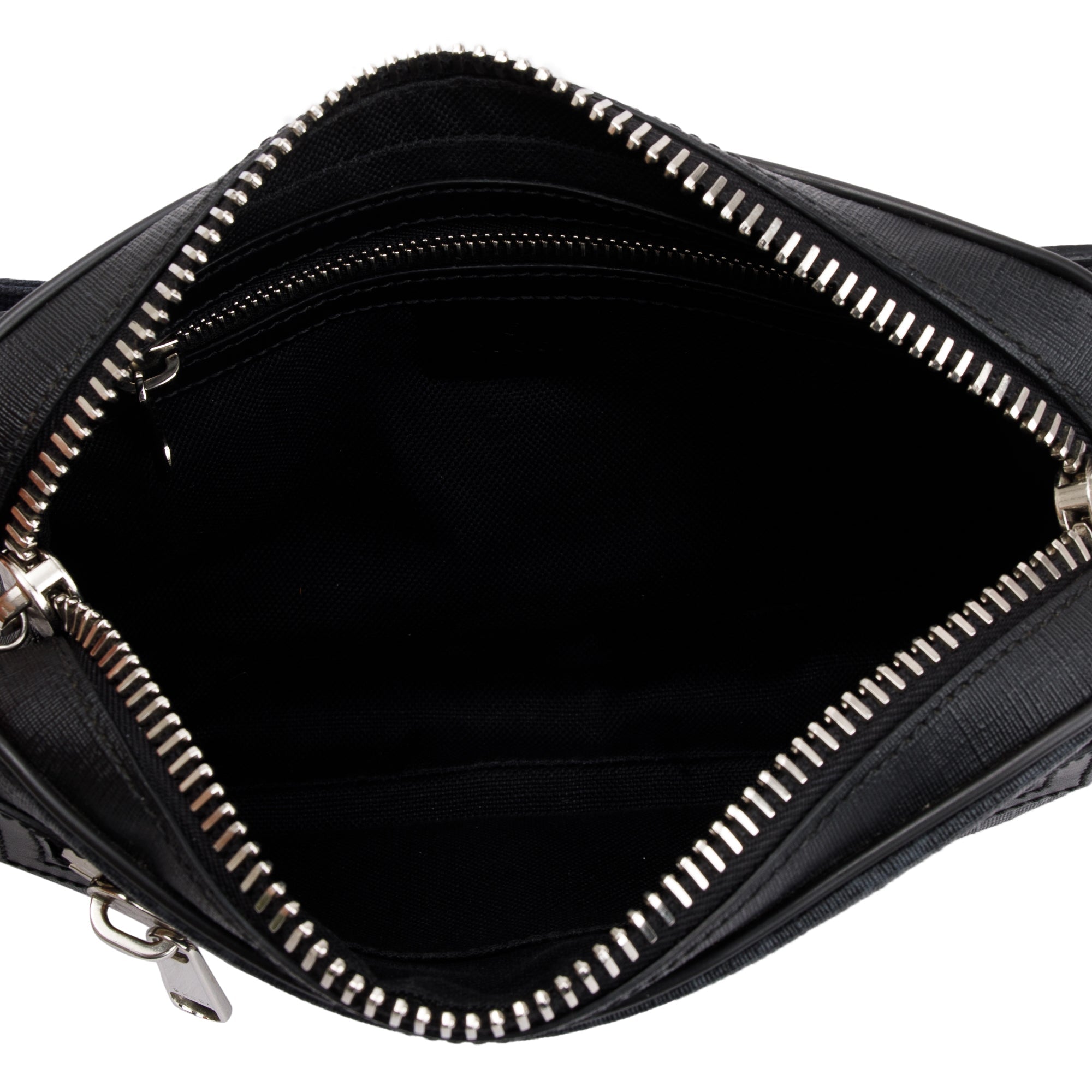 Gucci Black GG Supreme Belt Bag w/ Box