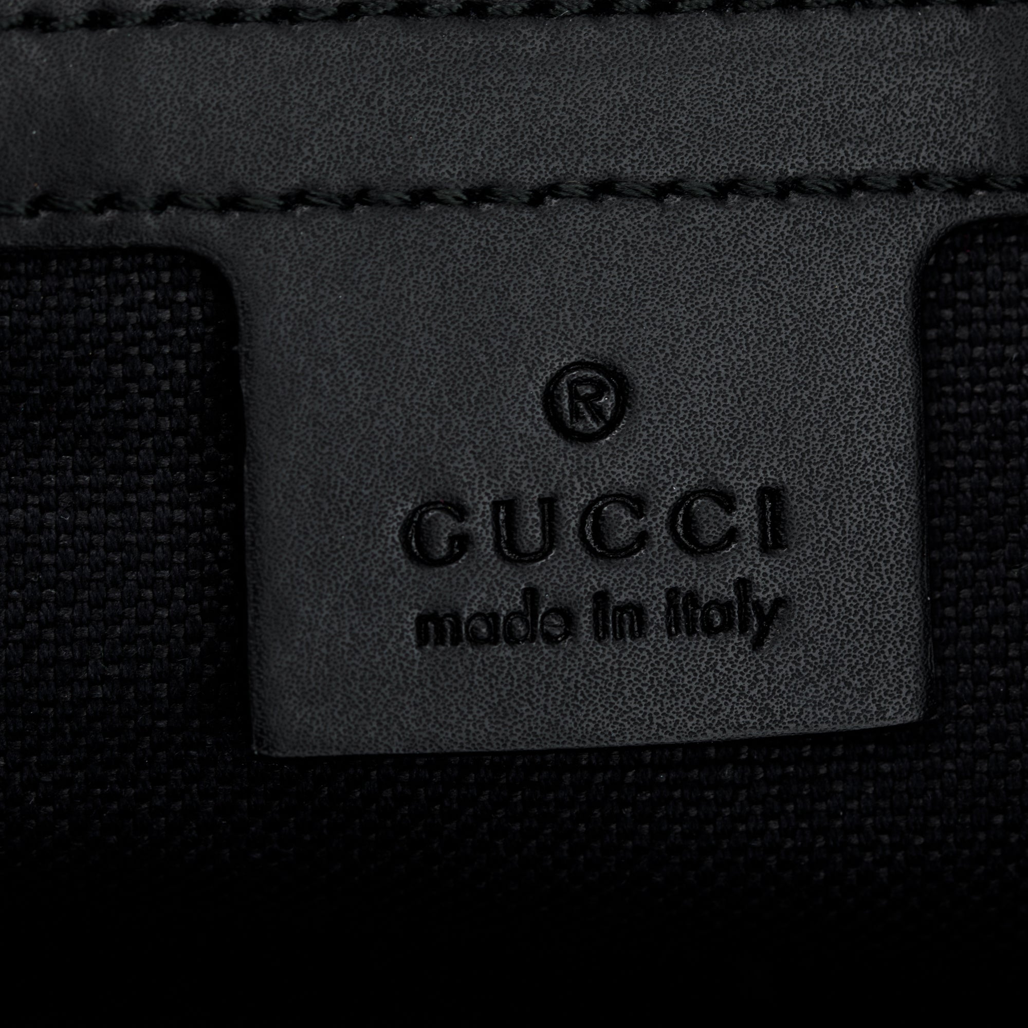 Gucci Black GG Supreme Canvas Carry-On Duffle Bag w/ Strap