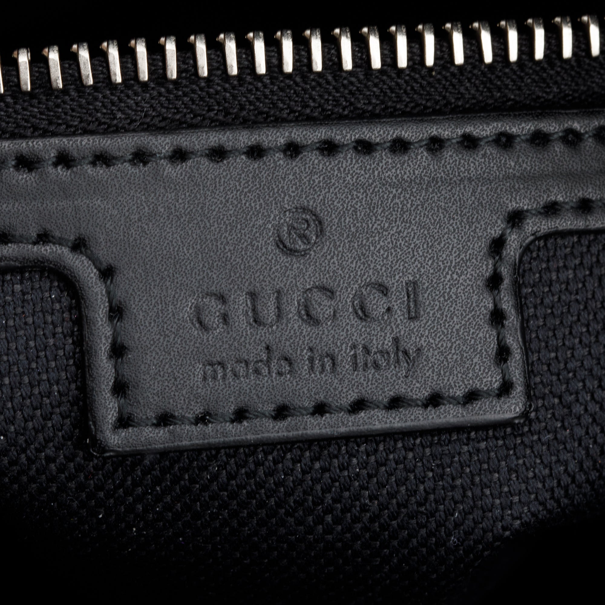 Gucci Black GG Supreme Messenger Bag