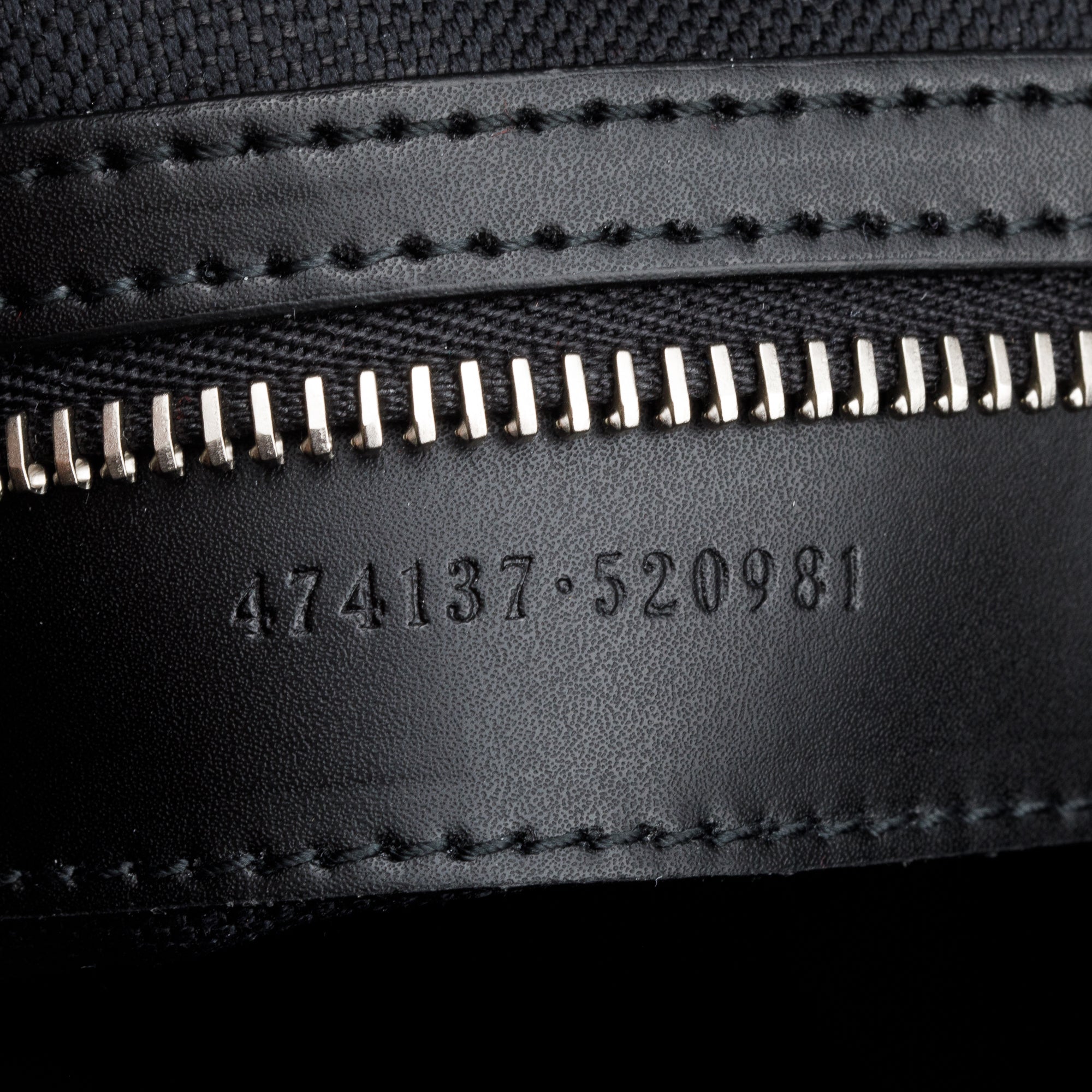 Gucci Black GG Supreme Messenger Bag