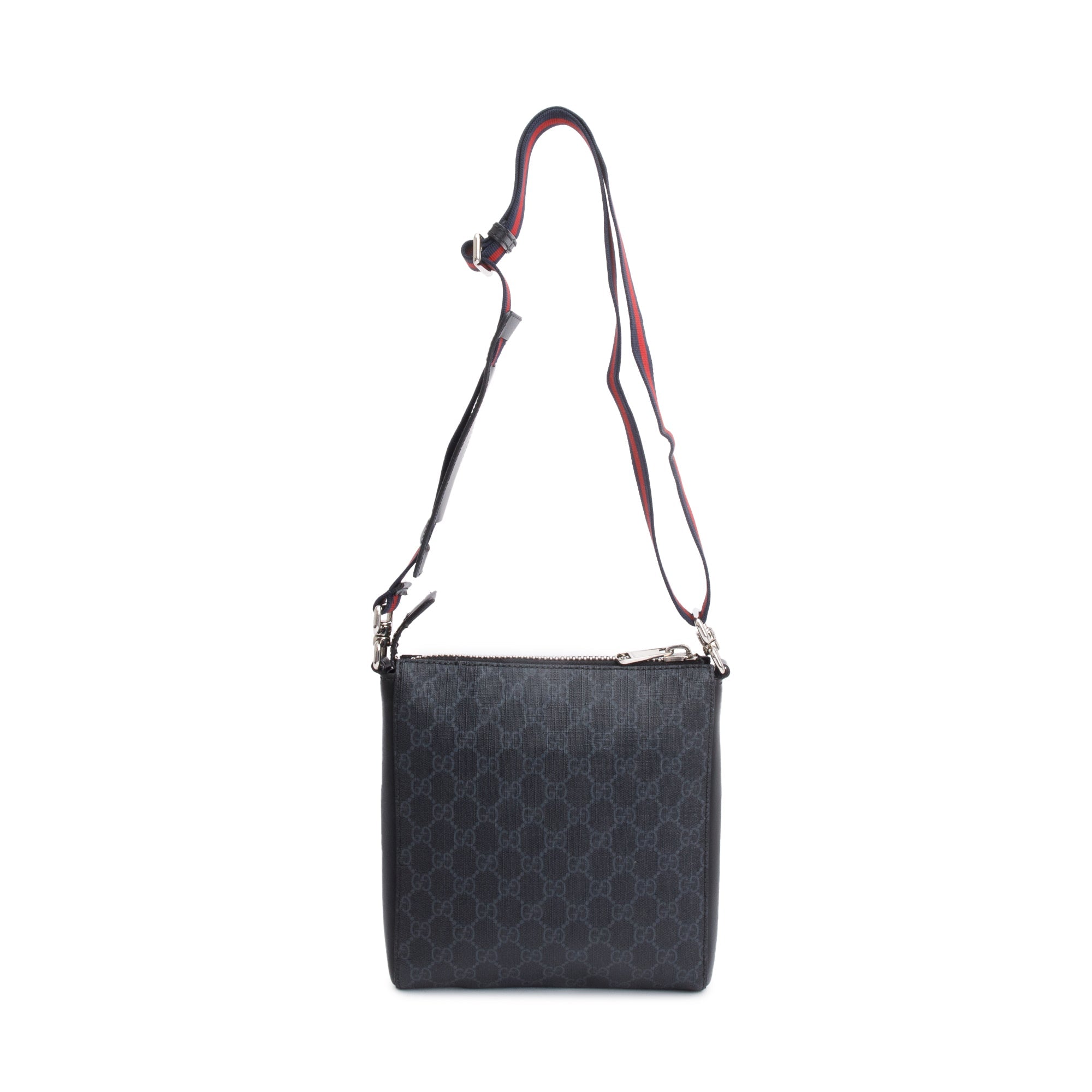 Gucci Black GG Supreme Small Messenger Bag