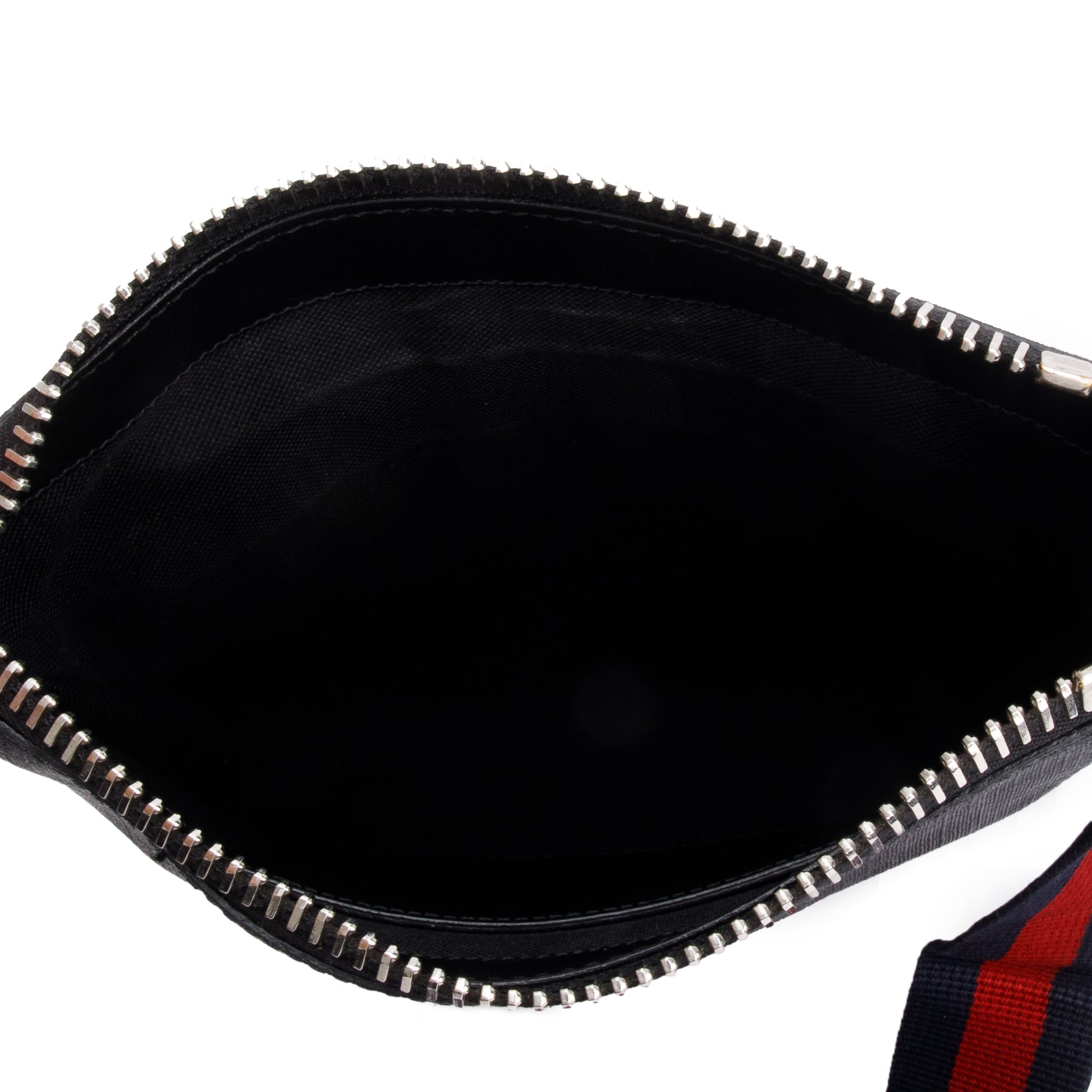 Gucci Black GG Supreme Small Messenger Bag