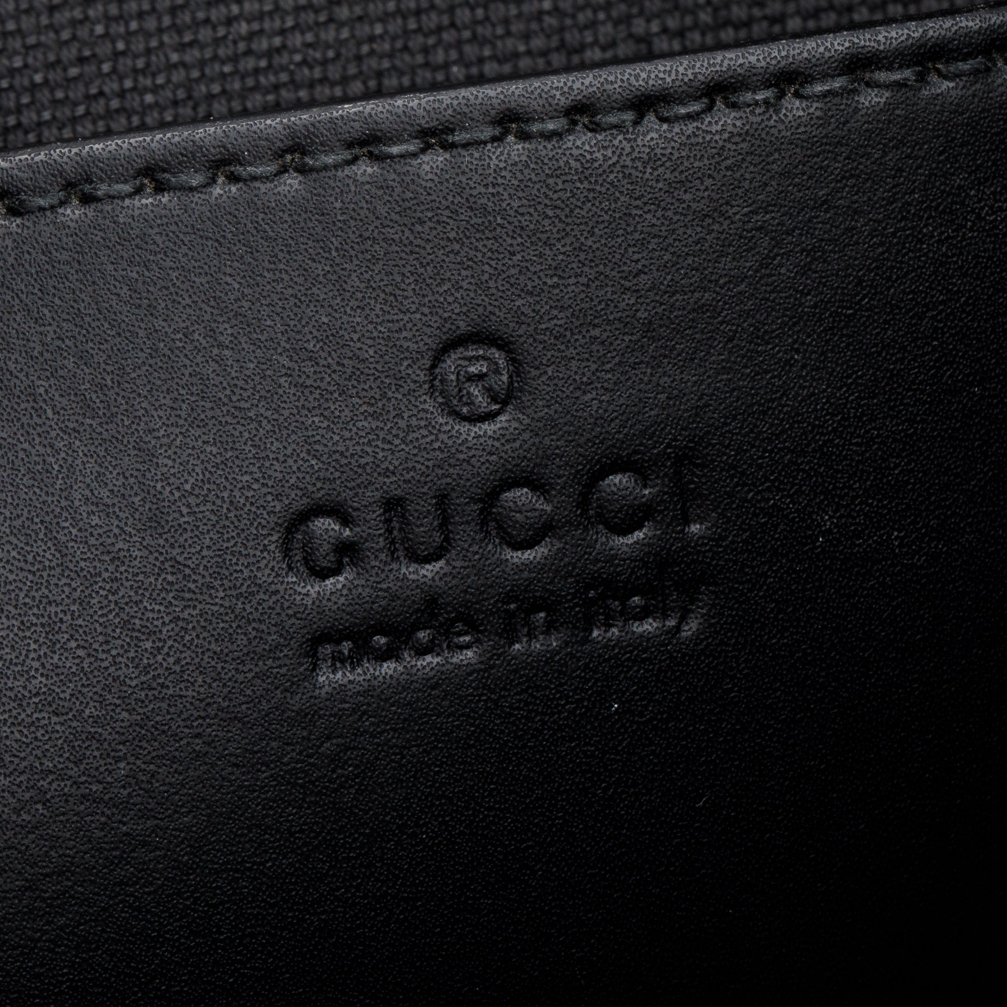 Gucci Black GG Supreme Small Messenger Bag