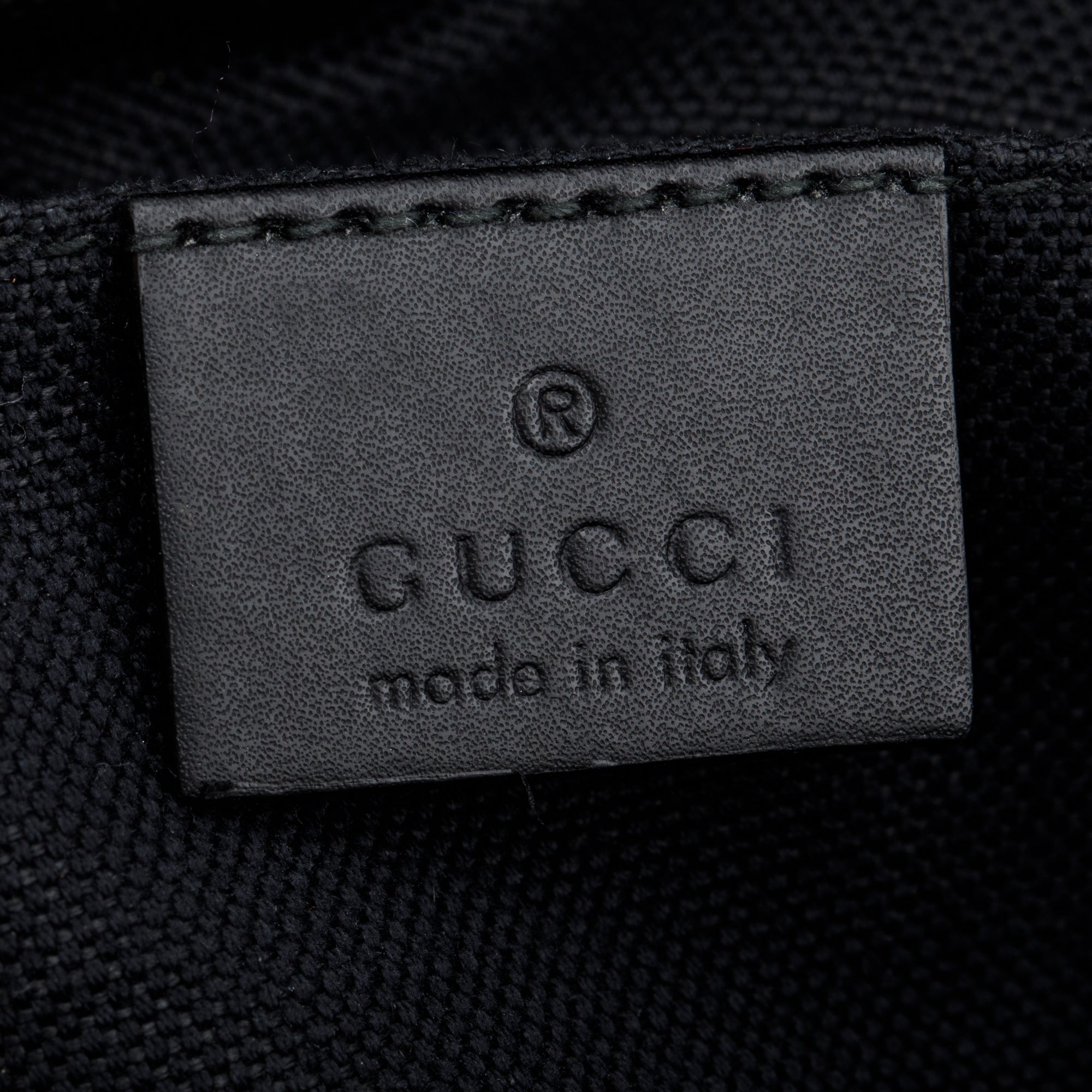 Gucci Black GG Supreme Small Messenger Bag w/ Box