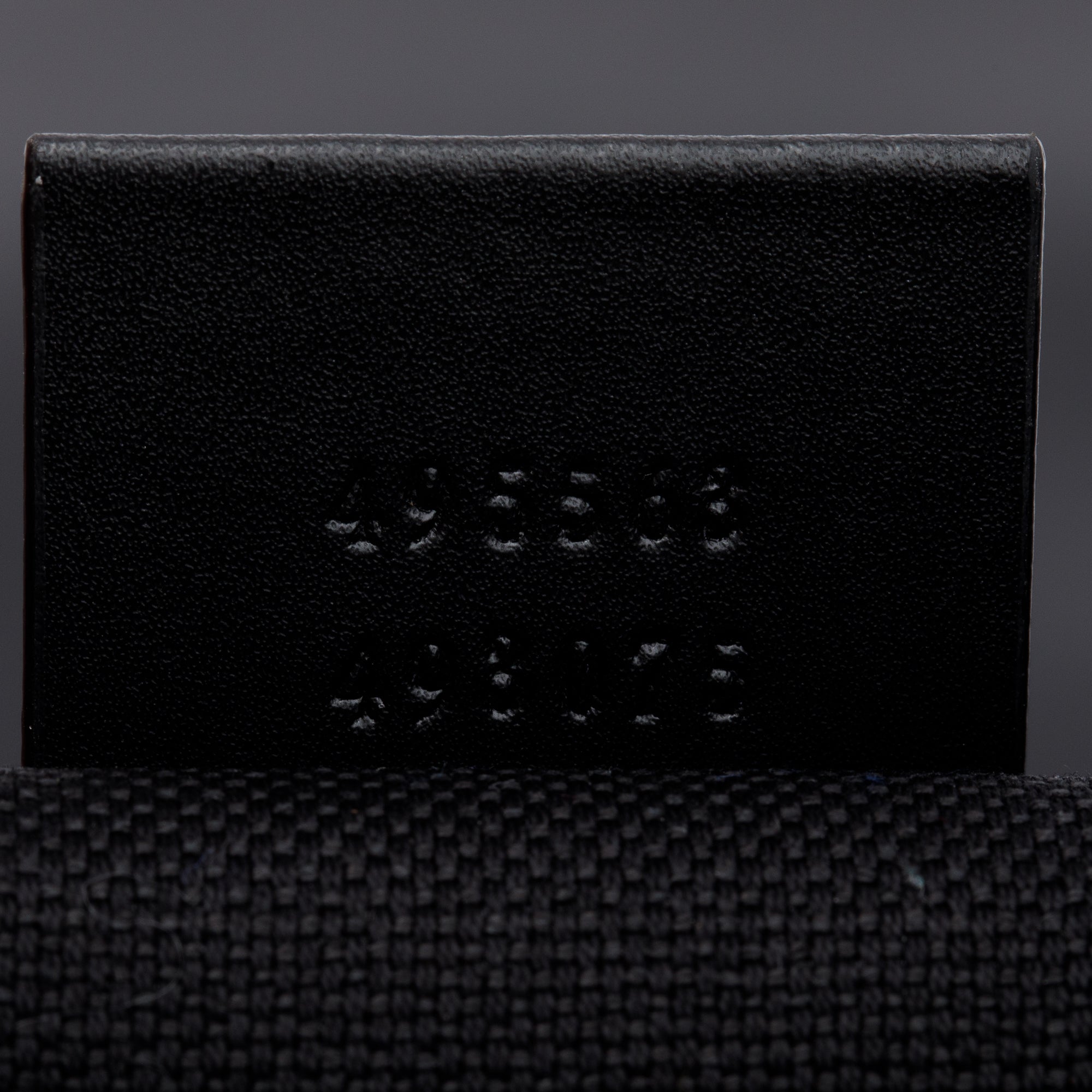 Gucci Black GG Supreme Soft Double Buckle Backpack