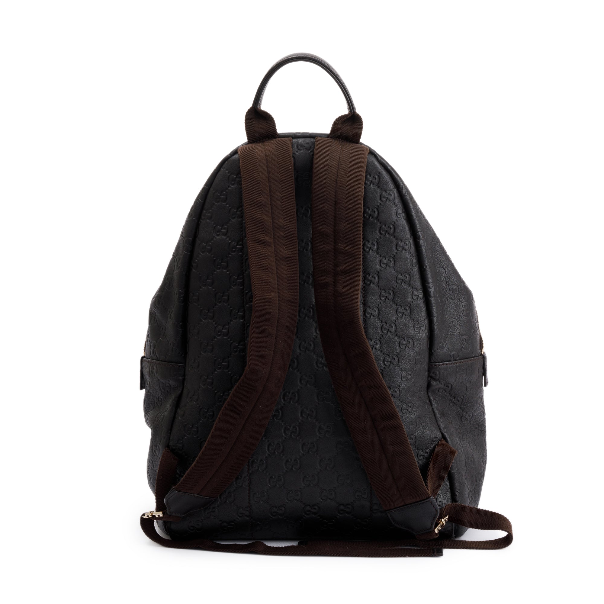 Gucci Black Guccissima Leather Backpack