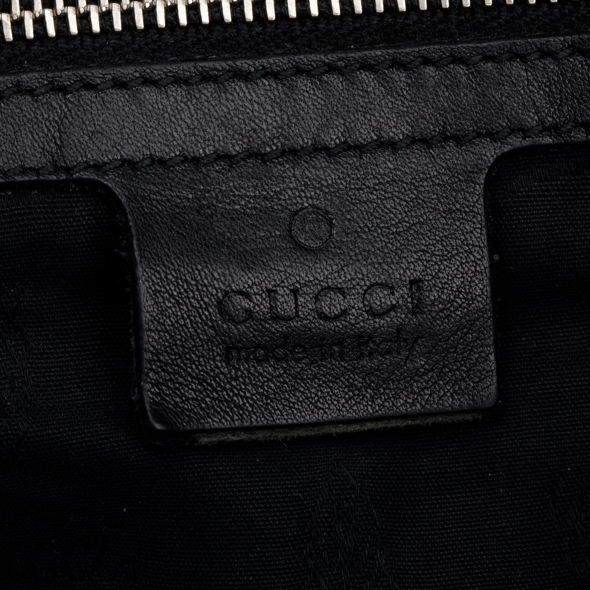 Gucci Black Guccissima Leather GG Twins Large Hobo Bag