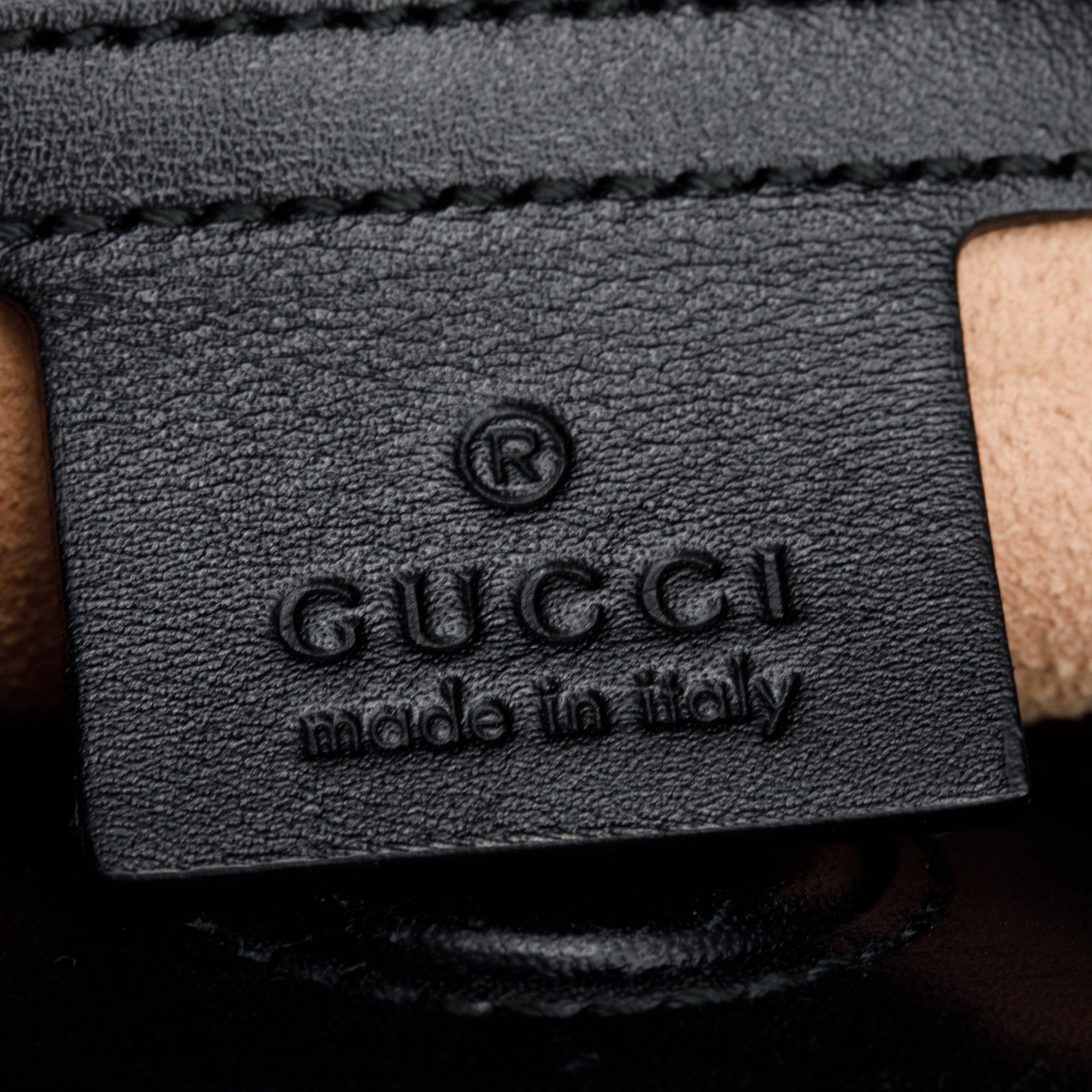 Gucci Black Leather Bamboo Small Nymphaea Handle Bag w/ Strap