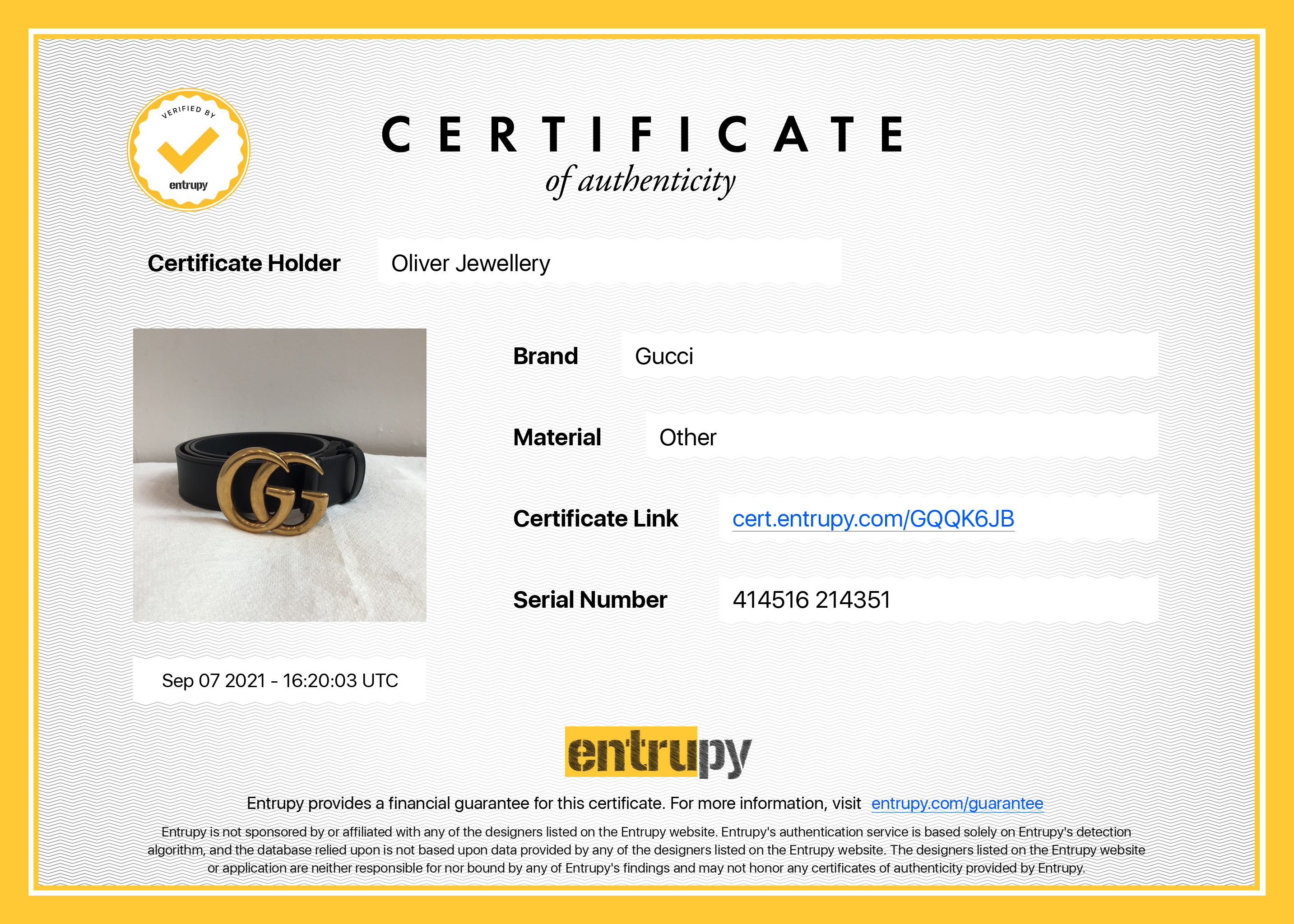 Gucci Black Leather Belt with Double G Buckle