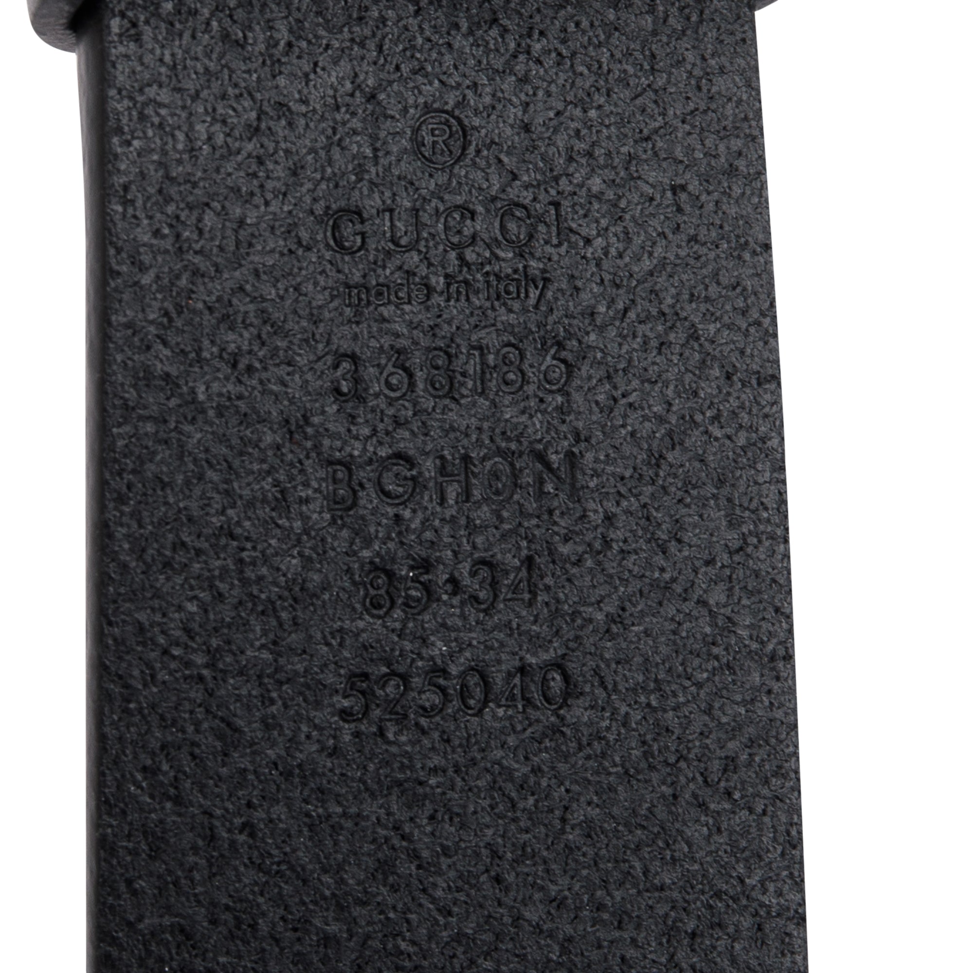 Gucci Black Leather Belt with Interlocking G Buckle