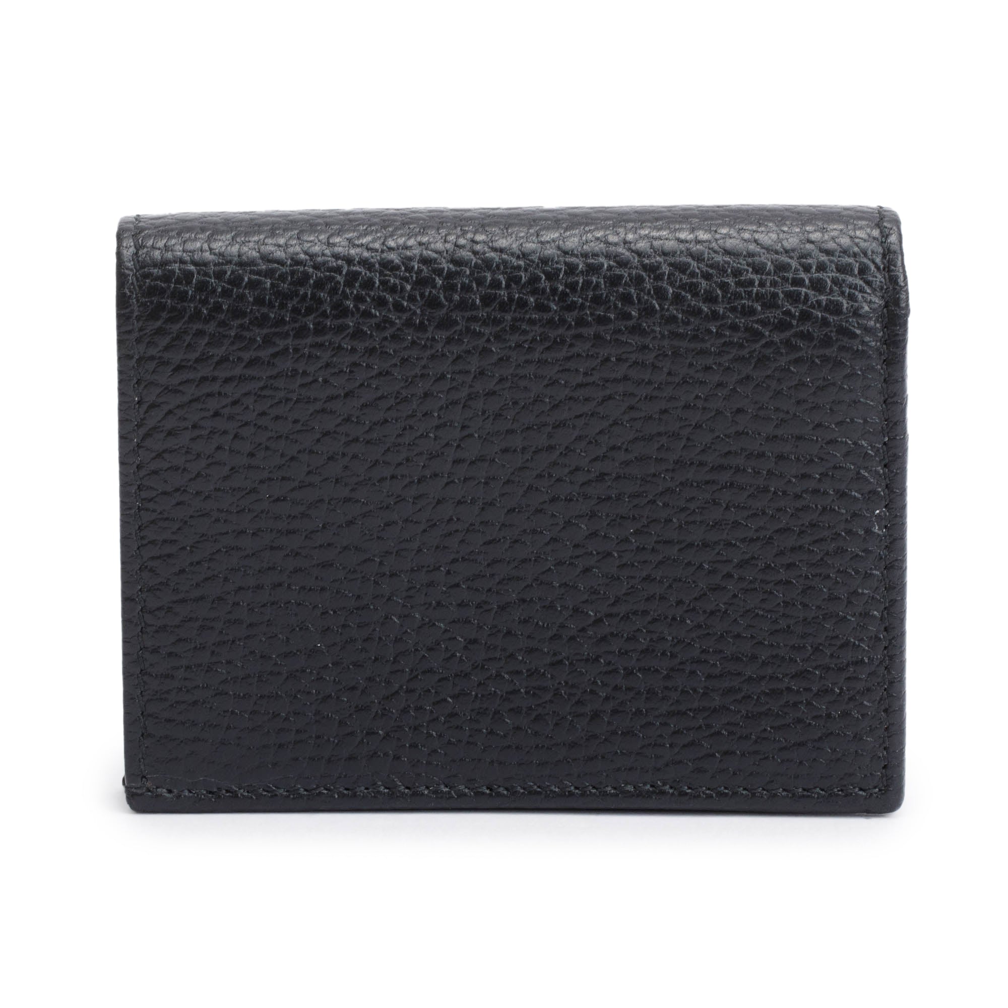 Gucci Black Leather Card Case Wallet