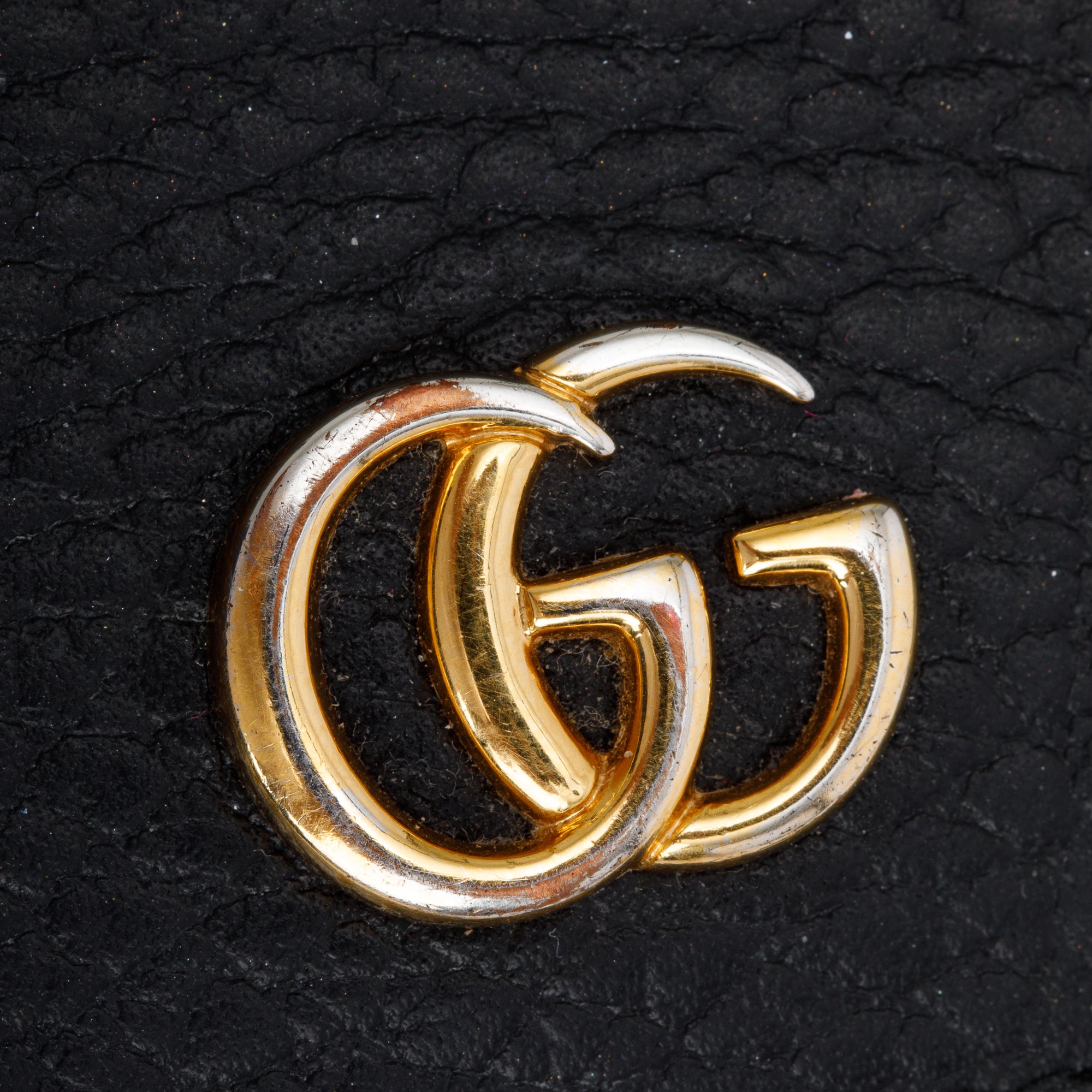 Gucci Black Leather Card Case Wallet