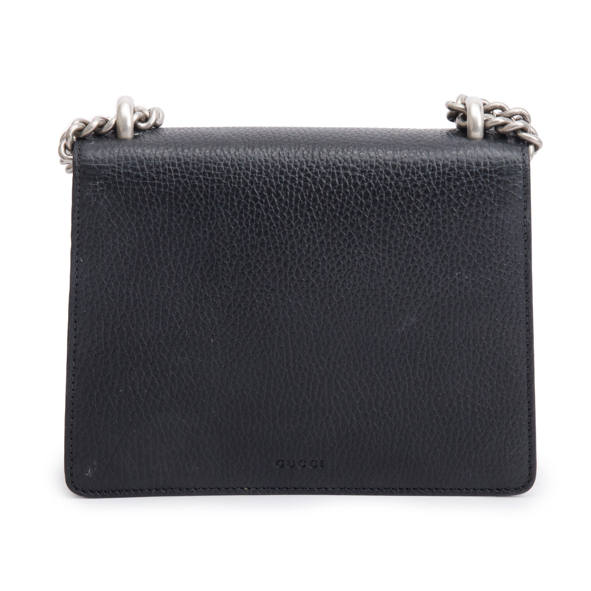 Gucci Black Leather Dionysus Mini Shoulder Bag