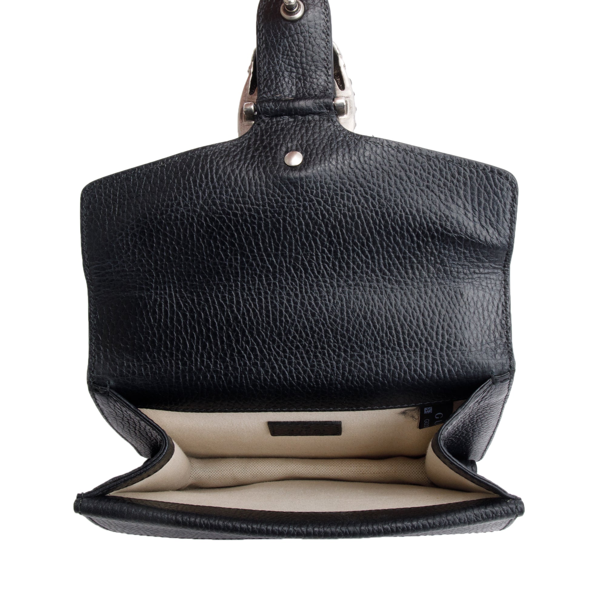 Gucci Black Leather Dionysus Mini Shoulder Bag