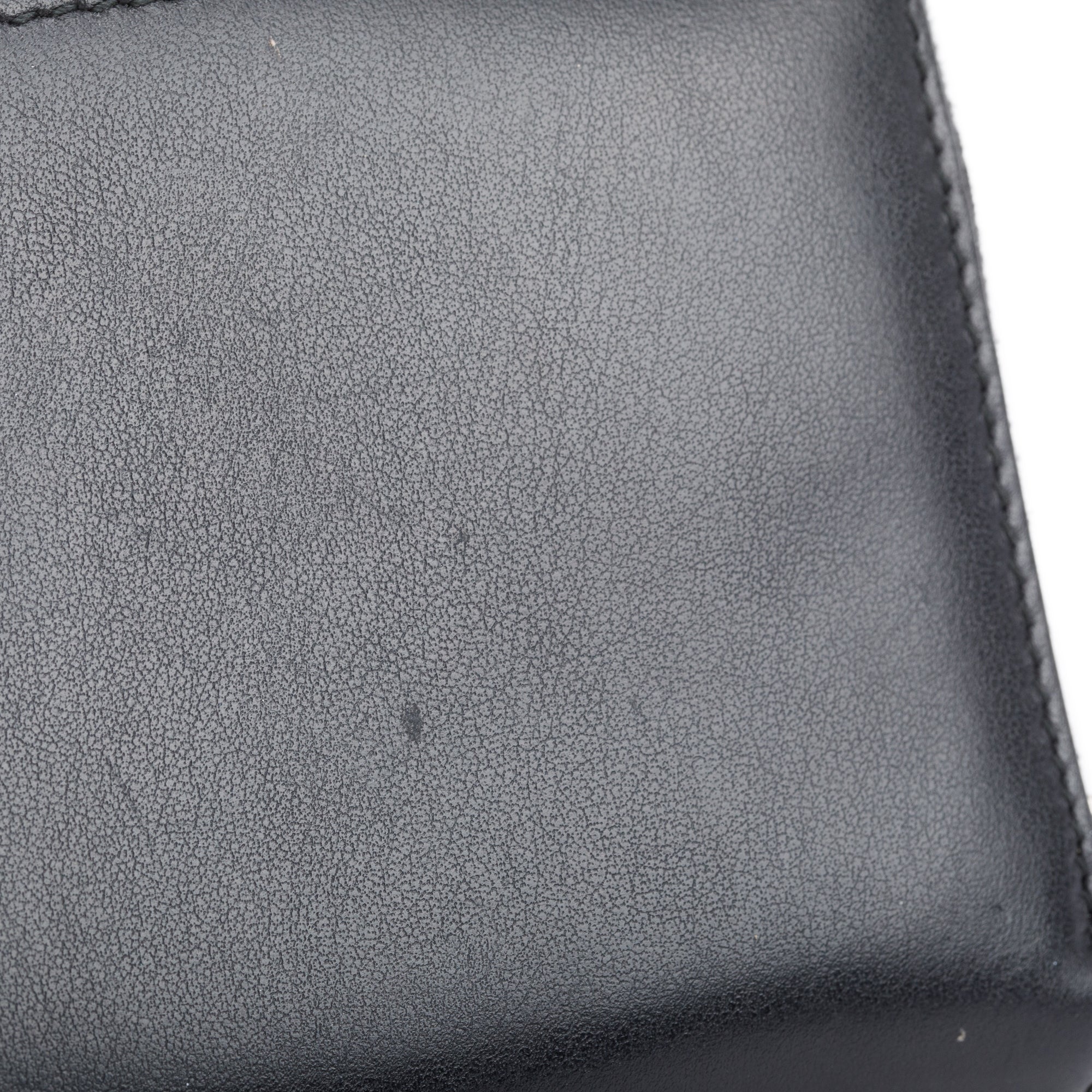 Gucci Black Leather Rainbow Blade Logo Continental Zip Wallet w/ Box