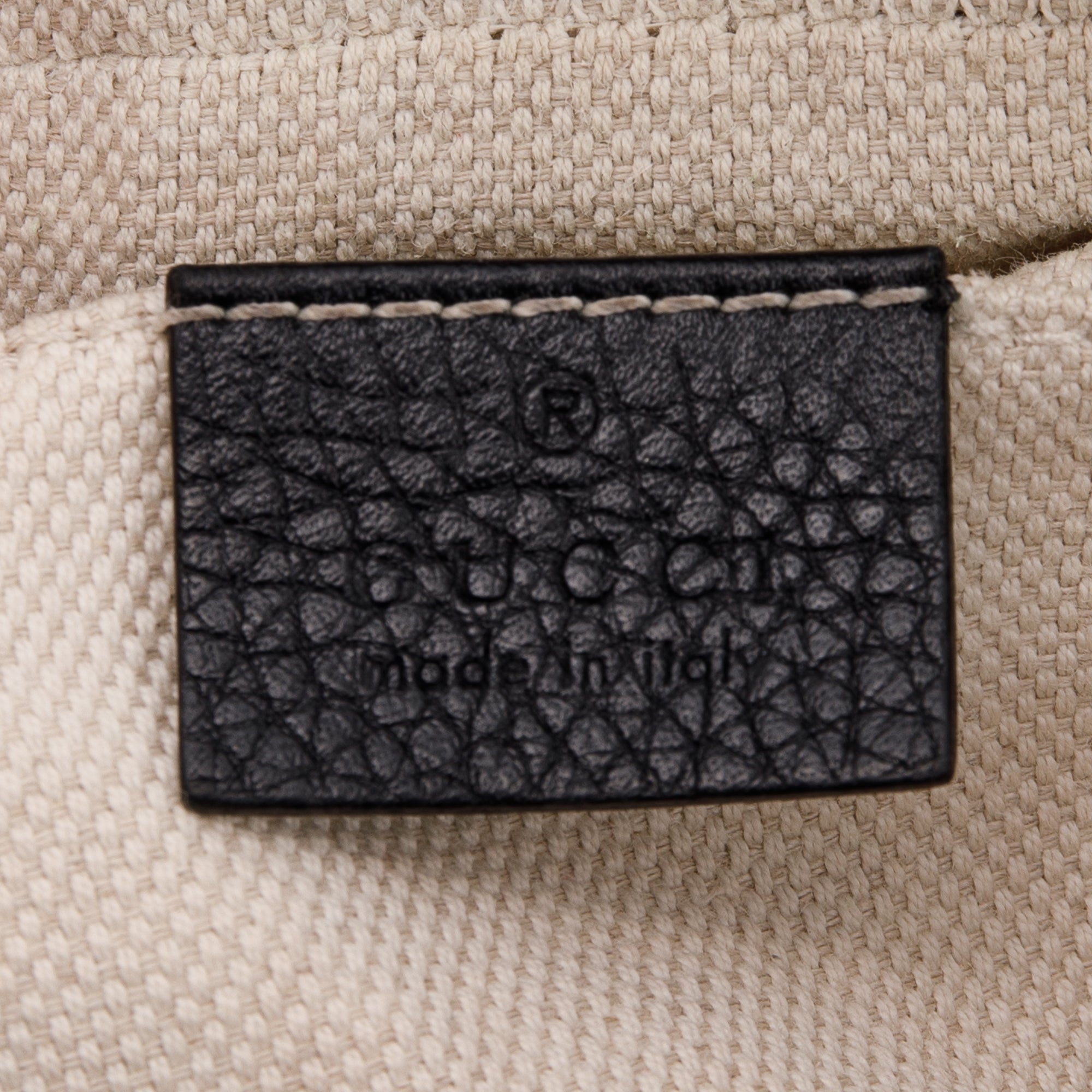 Gucci Black Leather Small Soho Disco Bag w/ Box