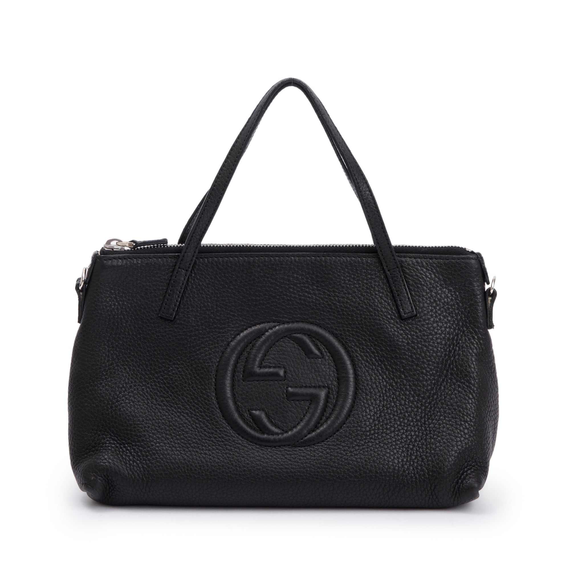 Gucci Black Leather Soho Kids Shoulder Bag