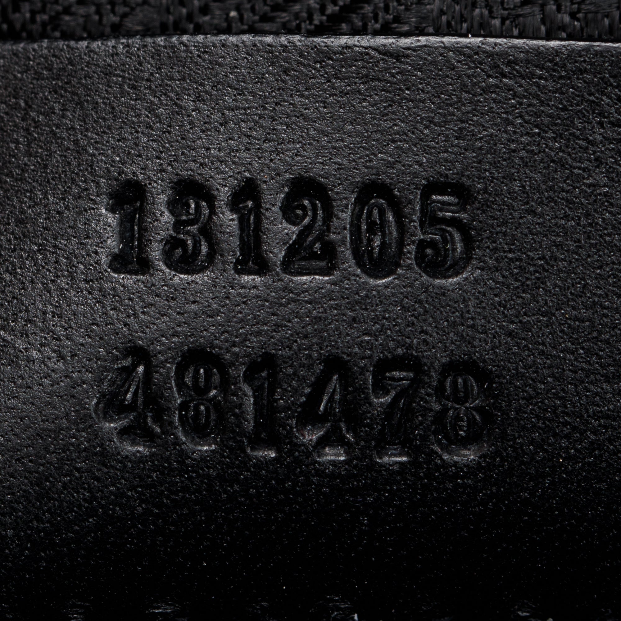 Gucci Black Leather Trimmed Canvas Briefcase