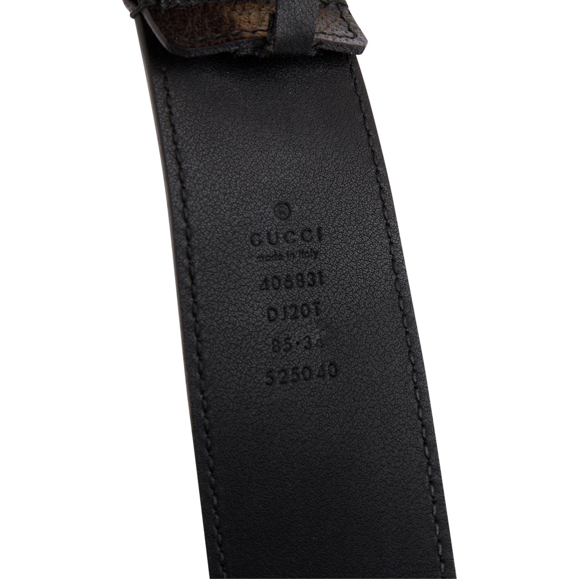Gucci Black Leather Wide Belt with G Buckle