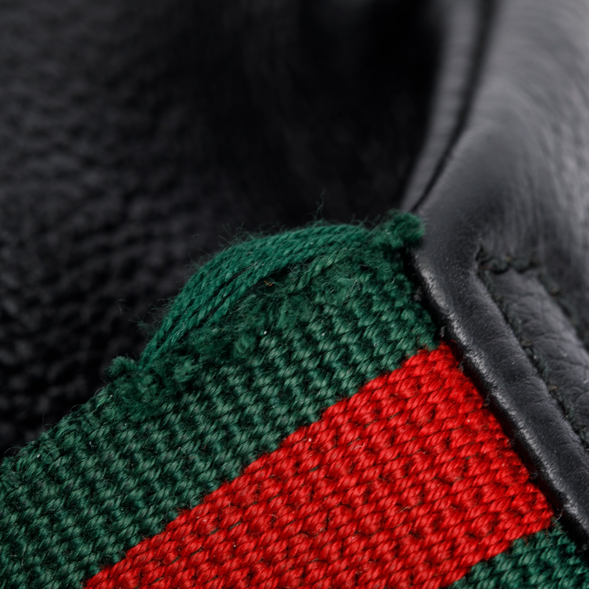 Gucci Black Logo Print Leather Large Belt Bag