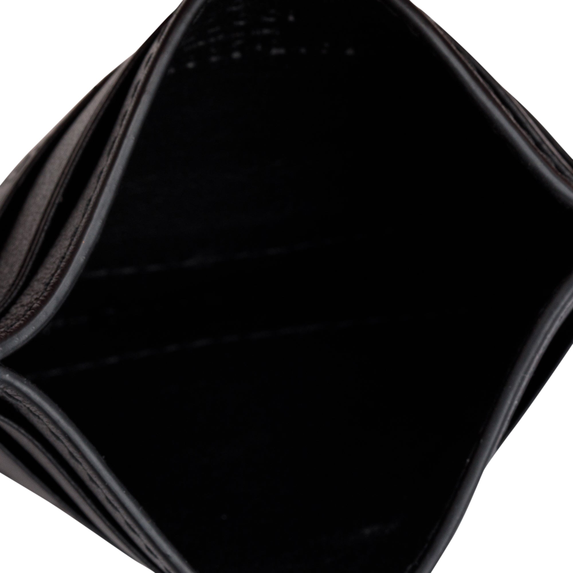 Gucci Black Microguccissima Leather Card Holder