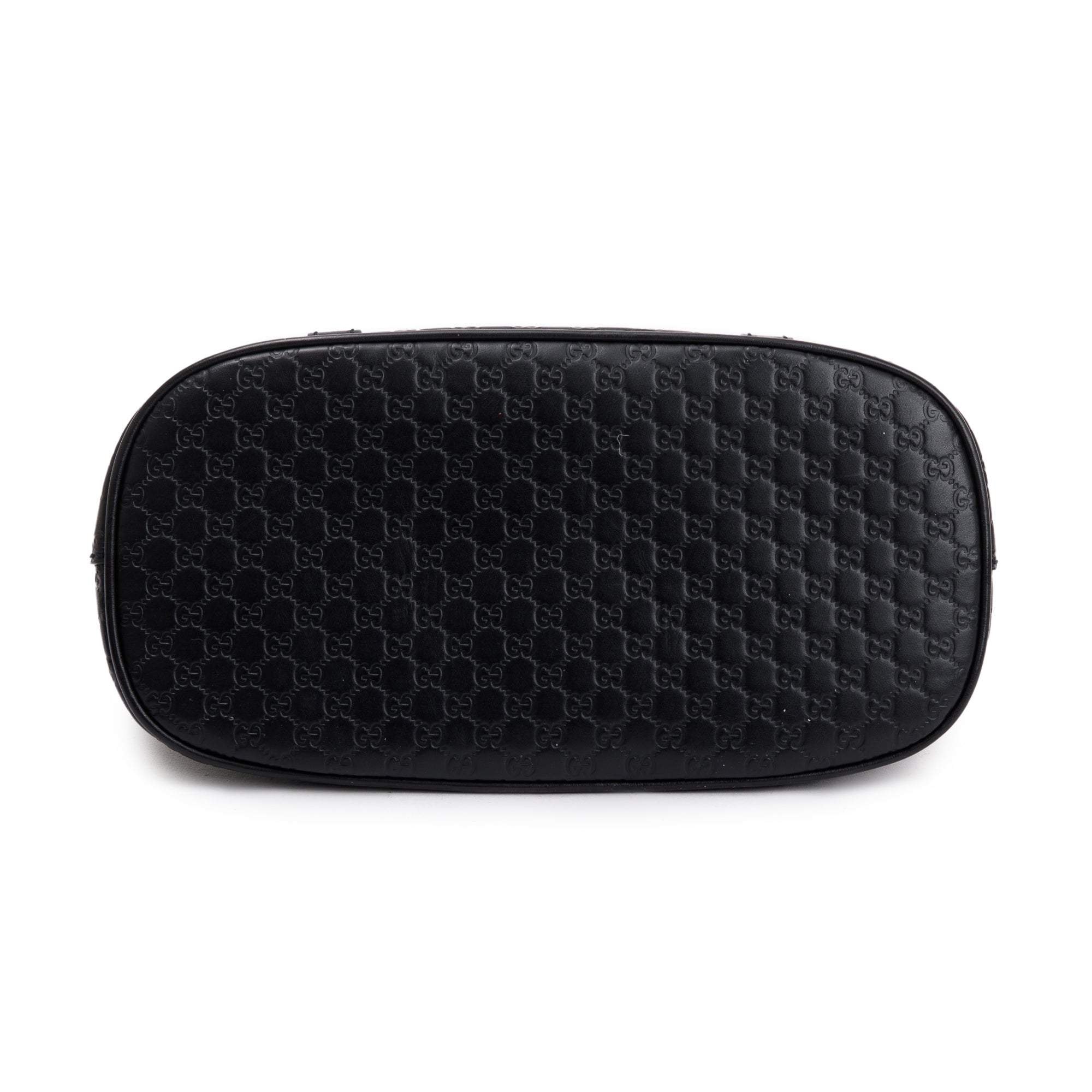 Gucci Black Microguccissima Leather Mini Dome Crossbody w/ Strap