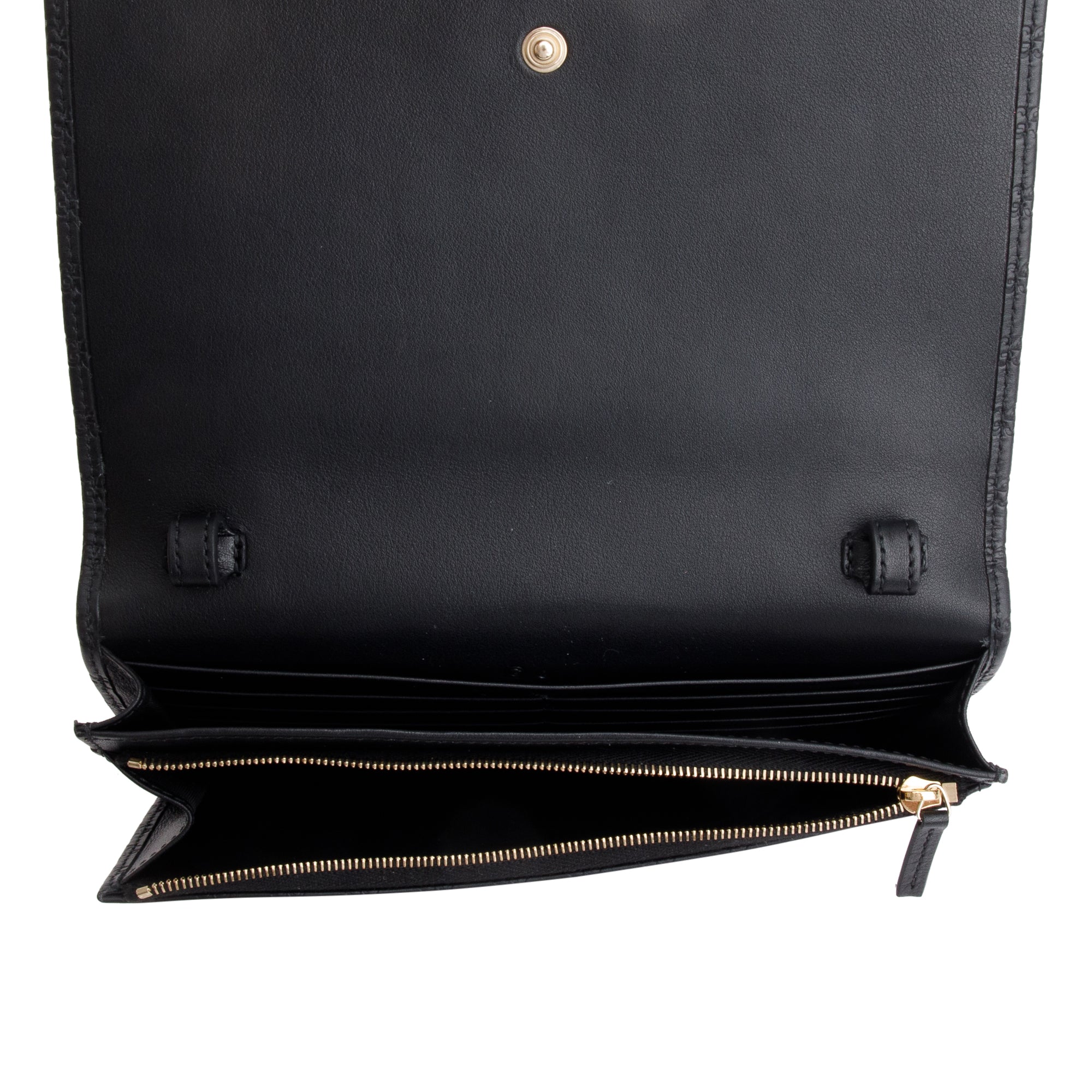 Gucci Black Microguccissima Leather Wallet on Strap