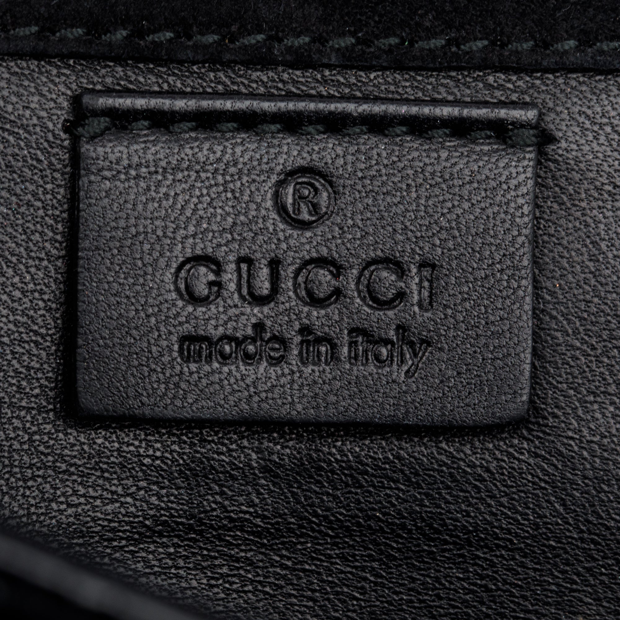 Gucci Black Microguccissima Patent Leather Broadway Clutch