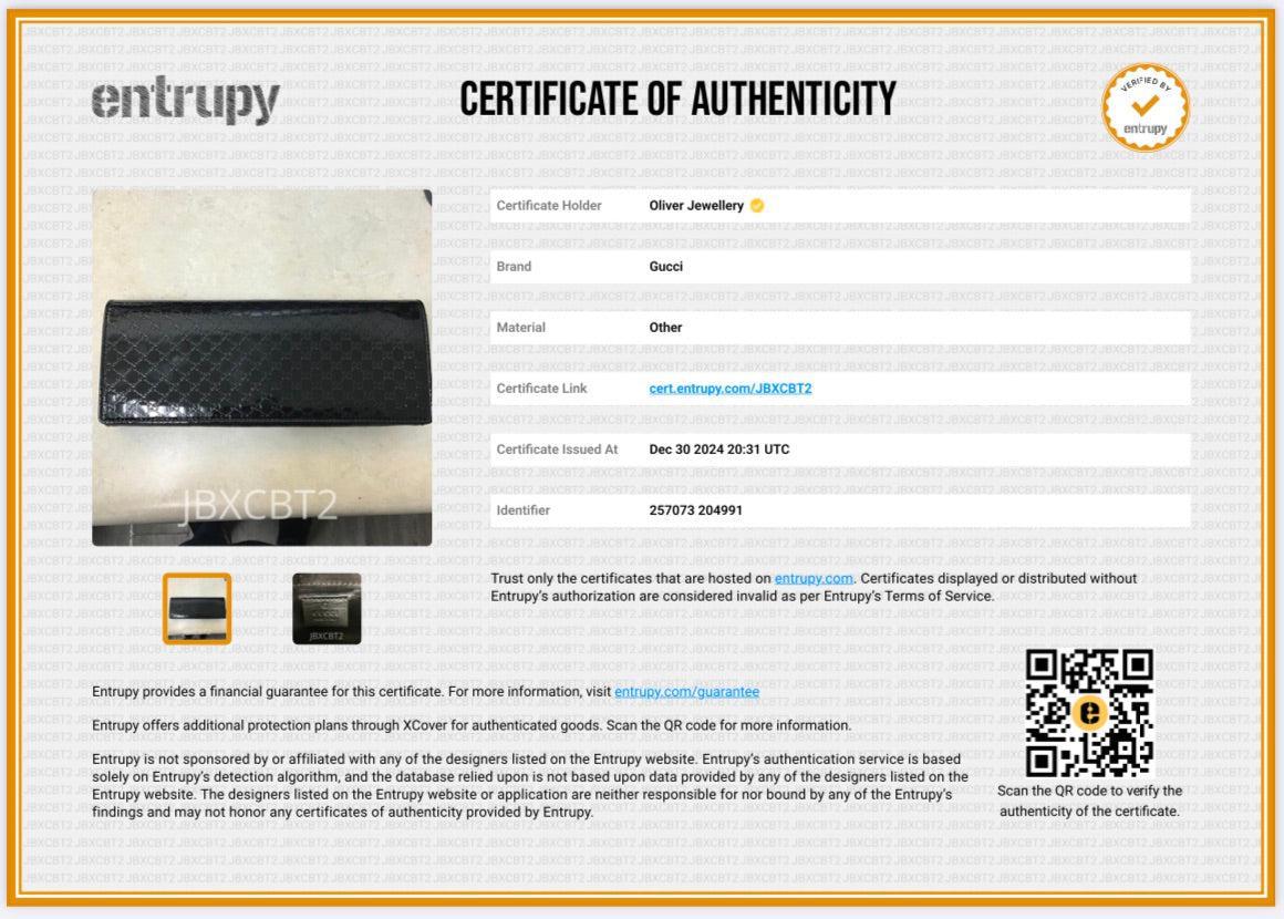 Gucci Black Microguccissima Patent Leather Broadway Clutch